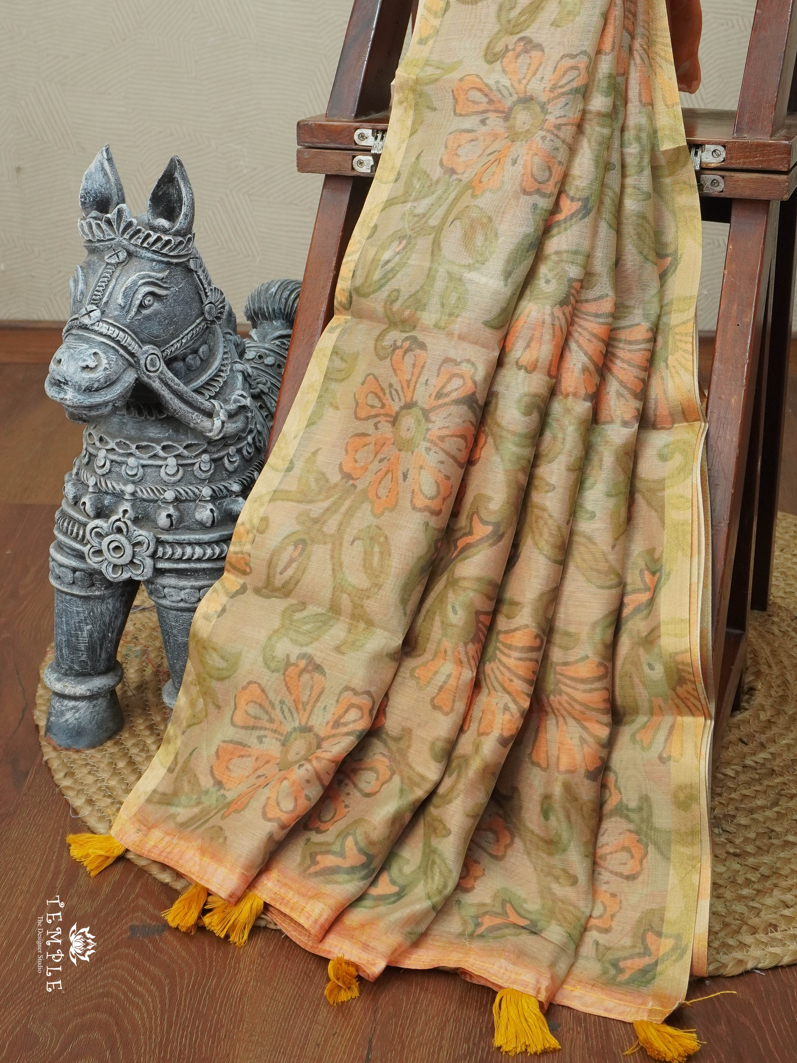 Chanderi Cotton Saree | TTDS2921
