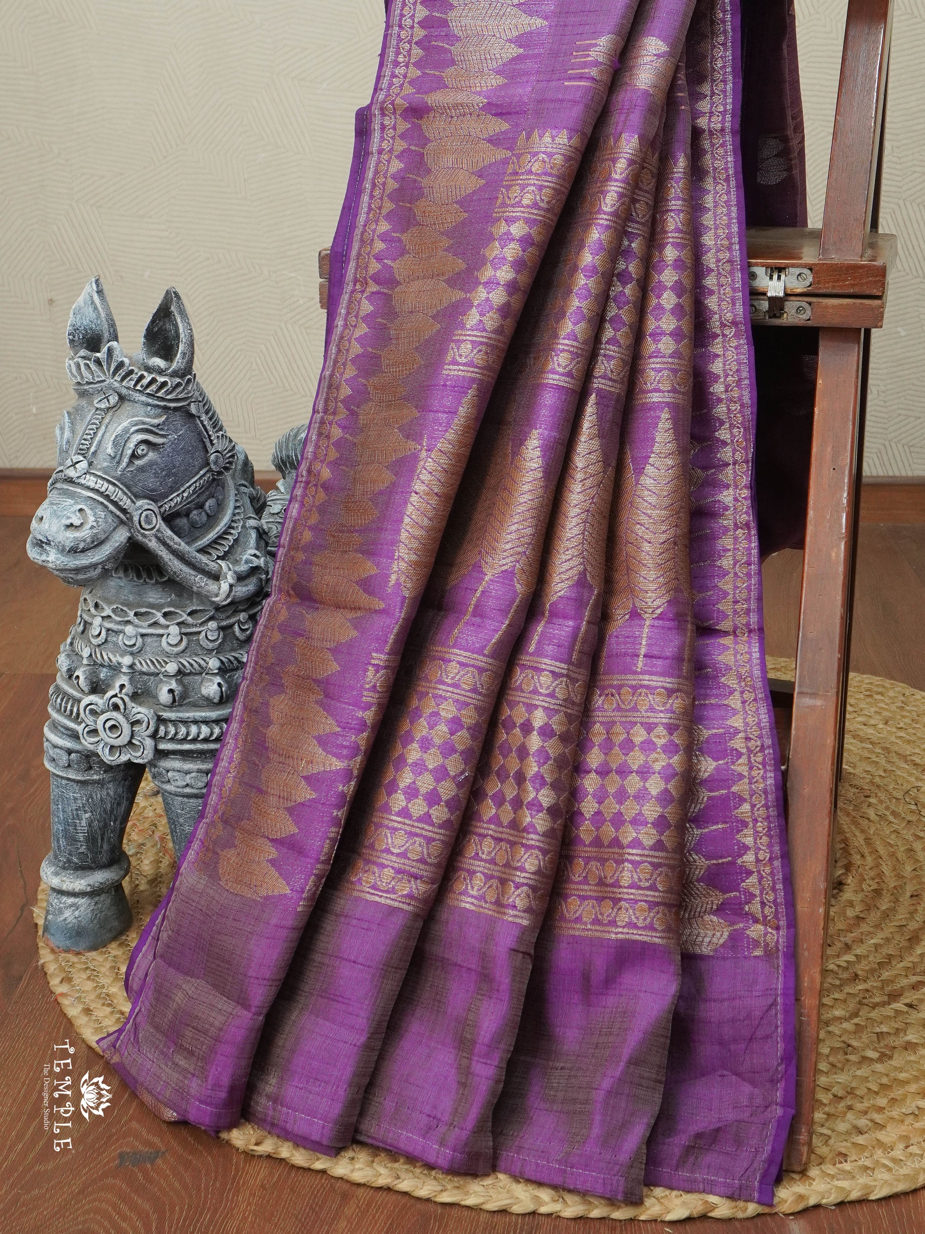 Raw Silk Saree | TTDS2920