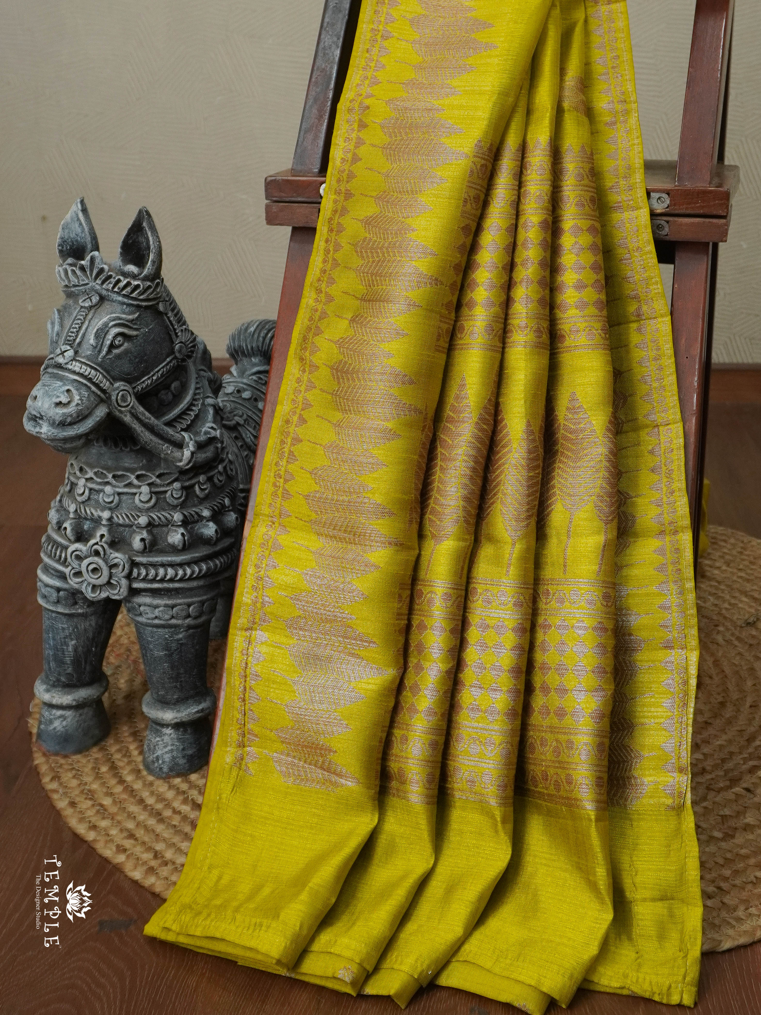 Raw Silk Saree | TTDS2920
