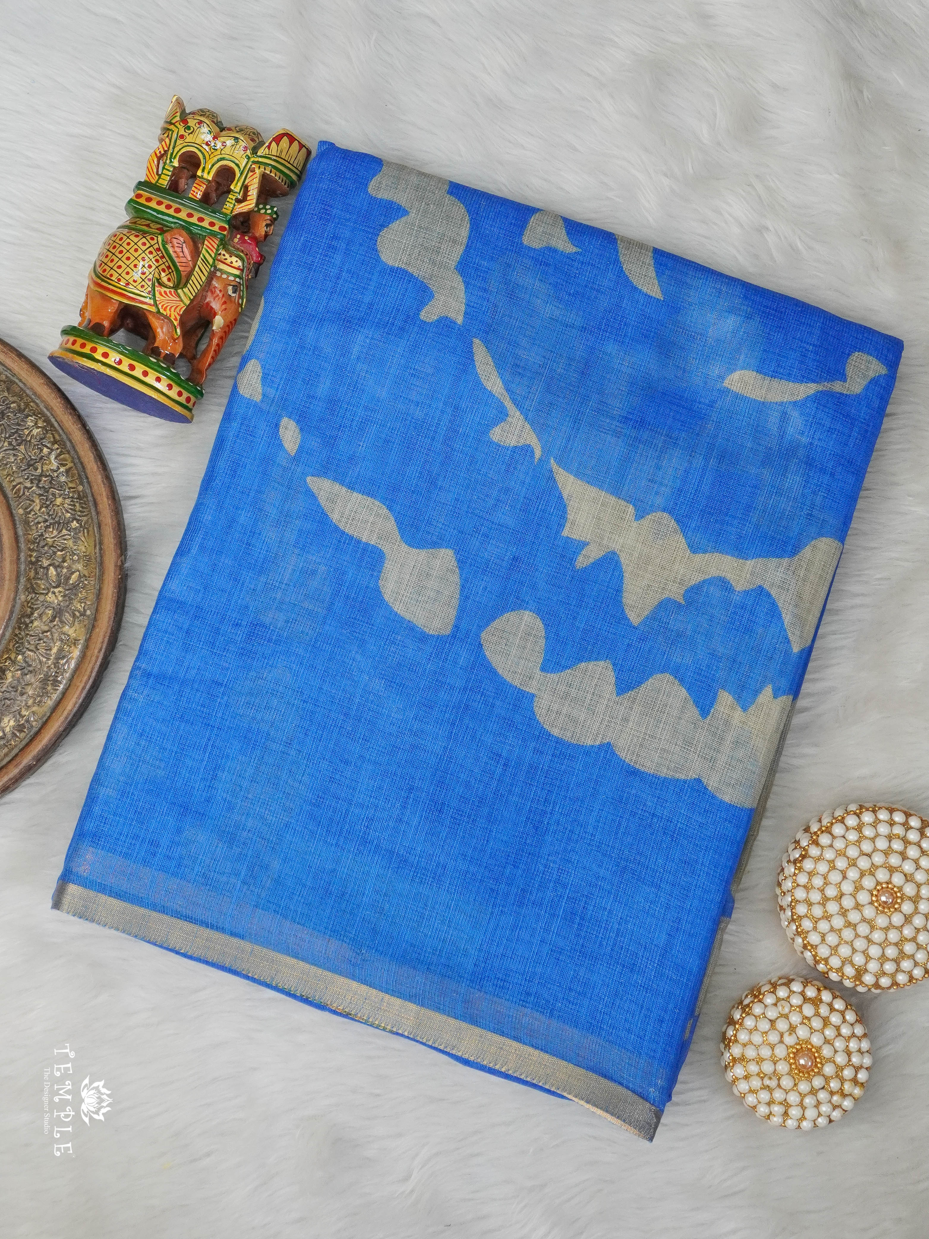 Linen Cotton Saree | TTDS2928