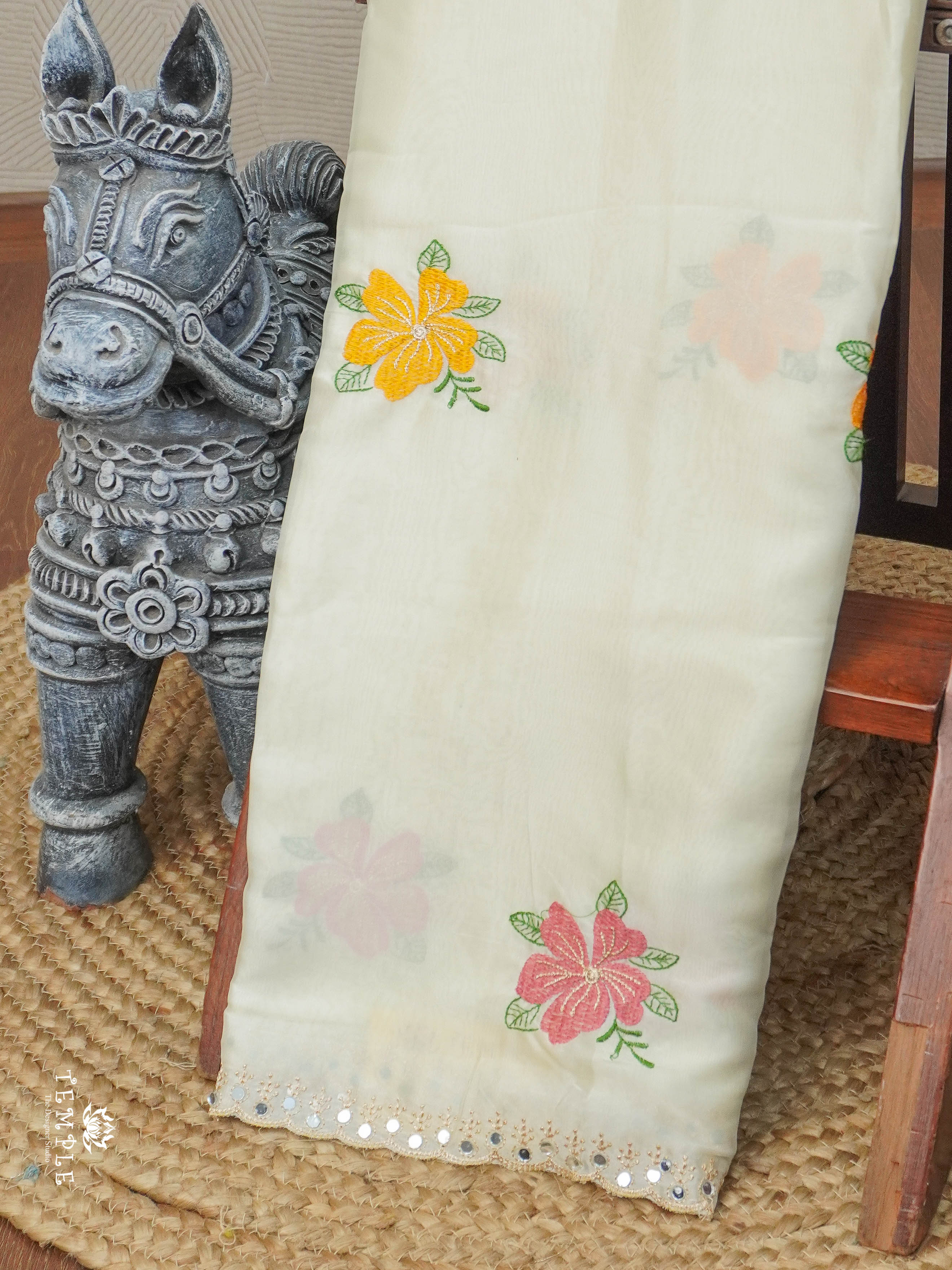 Fendi Organza Saree | TTDS2846