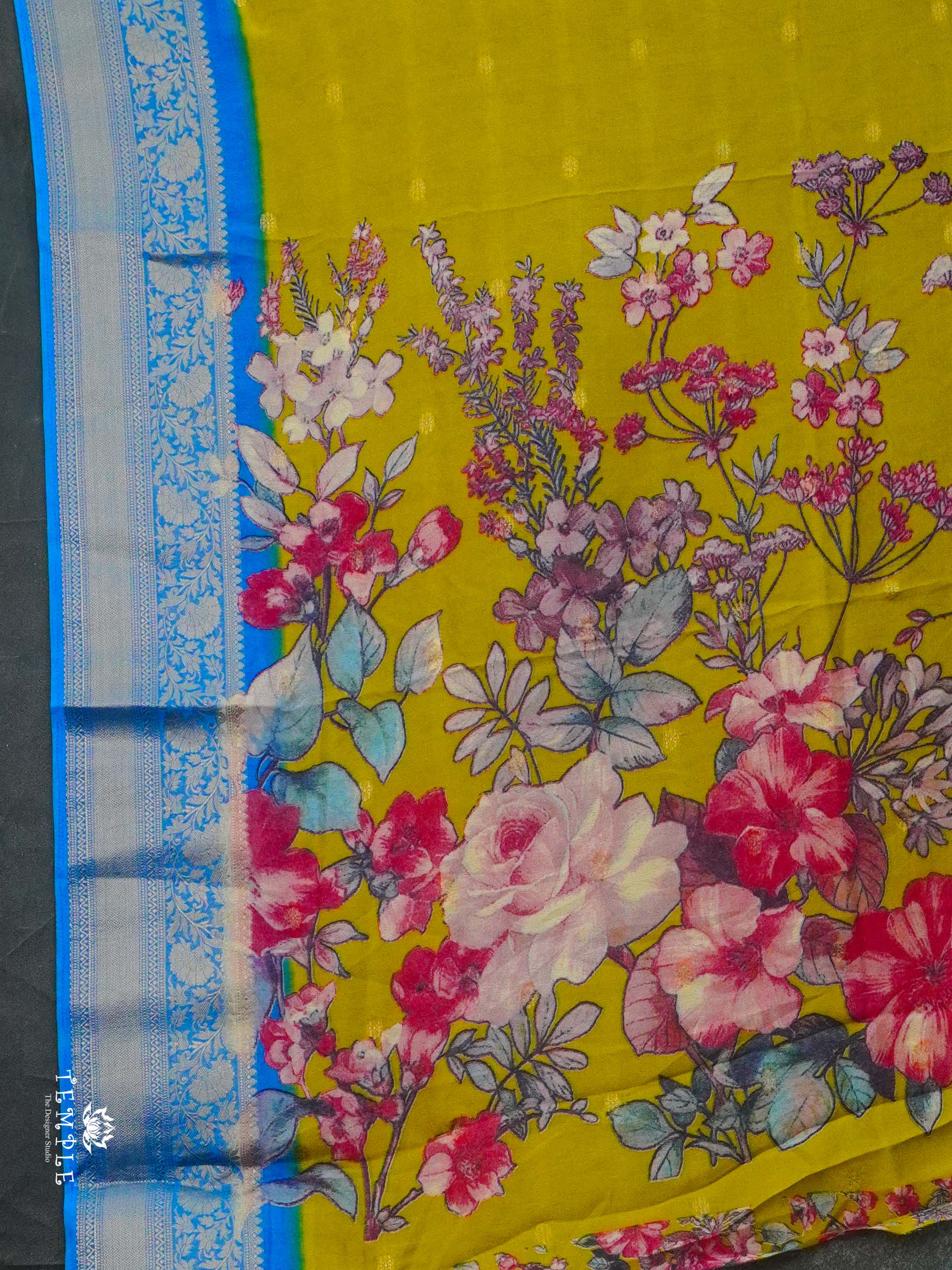 Georgette Saree With Butta Design | TTDS2422