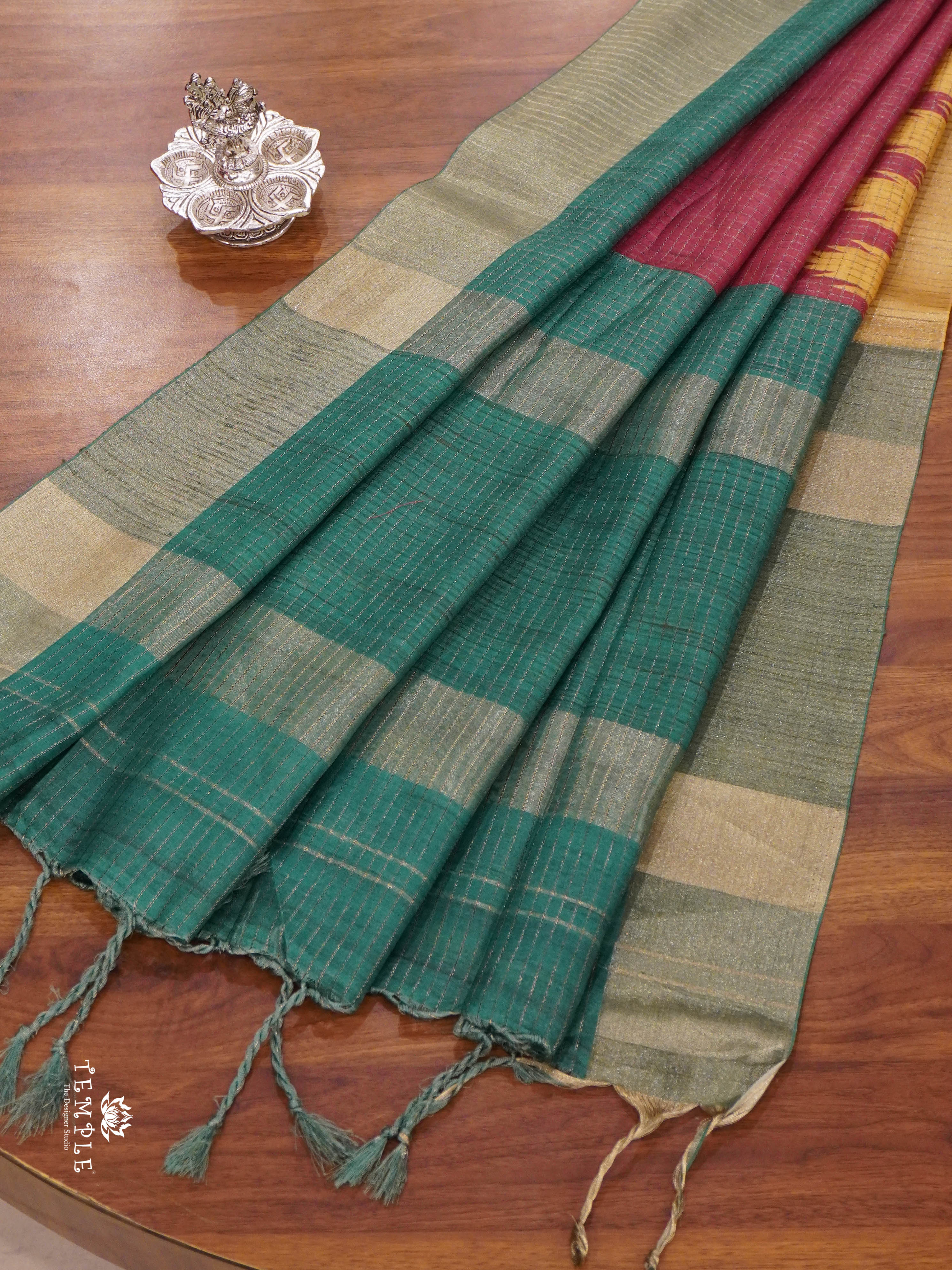 Tussar Silk saree With Ganga Jamuna Border | TTDS1311 | PRE BOOKING