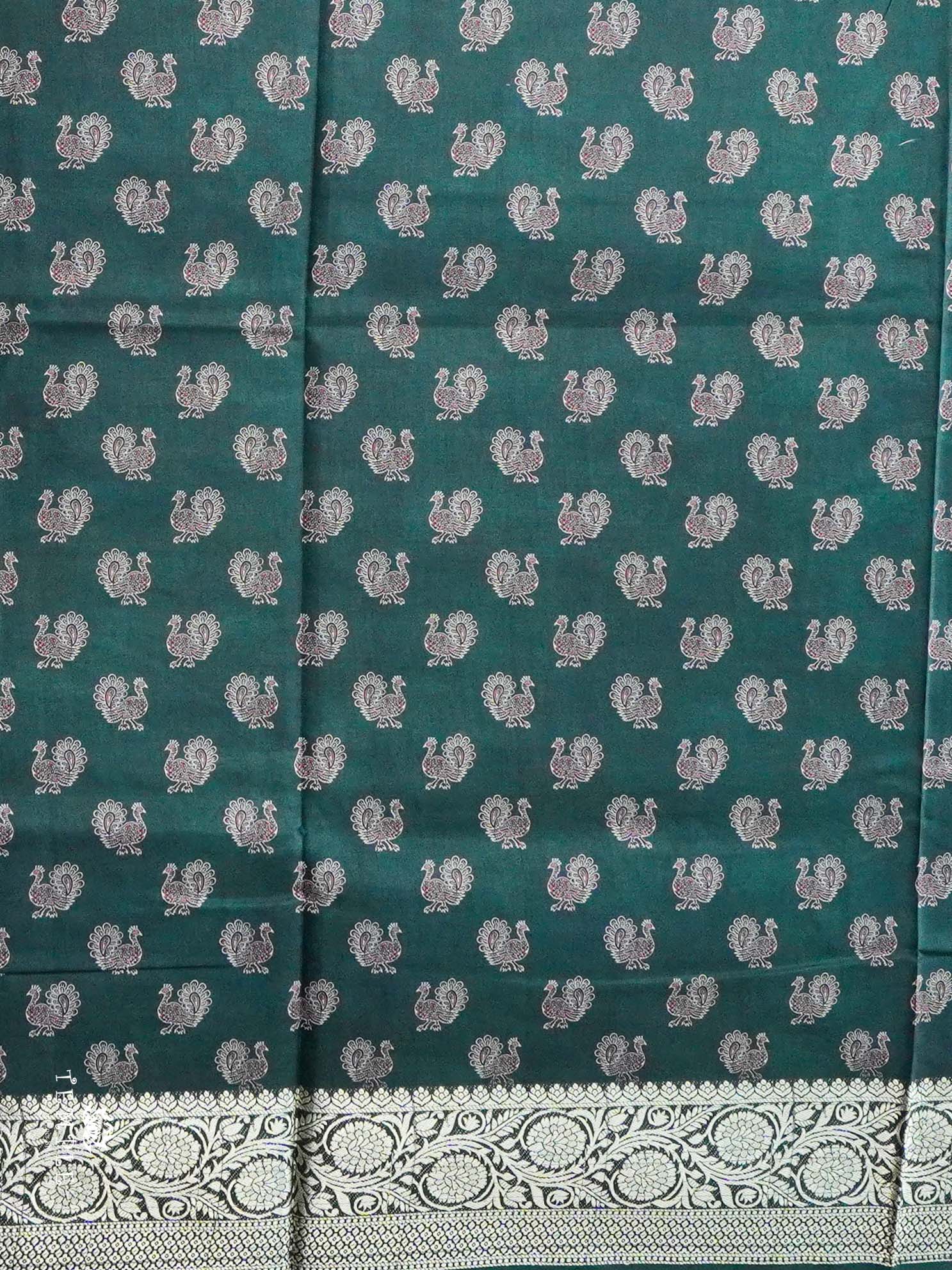 Ajrakh Print Cotton Saree | TTDS2421