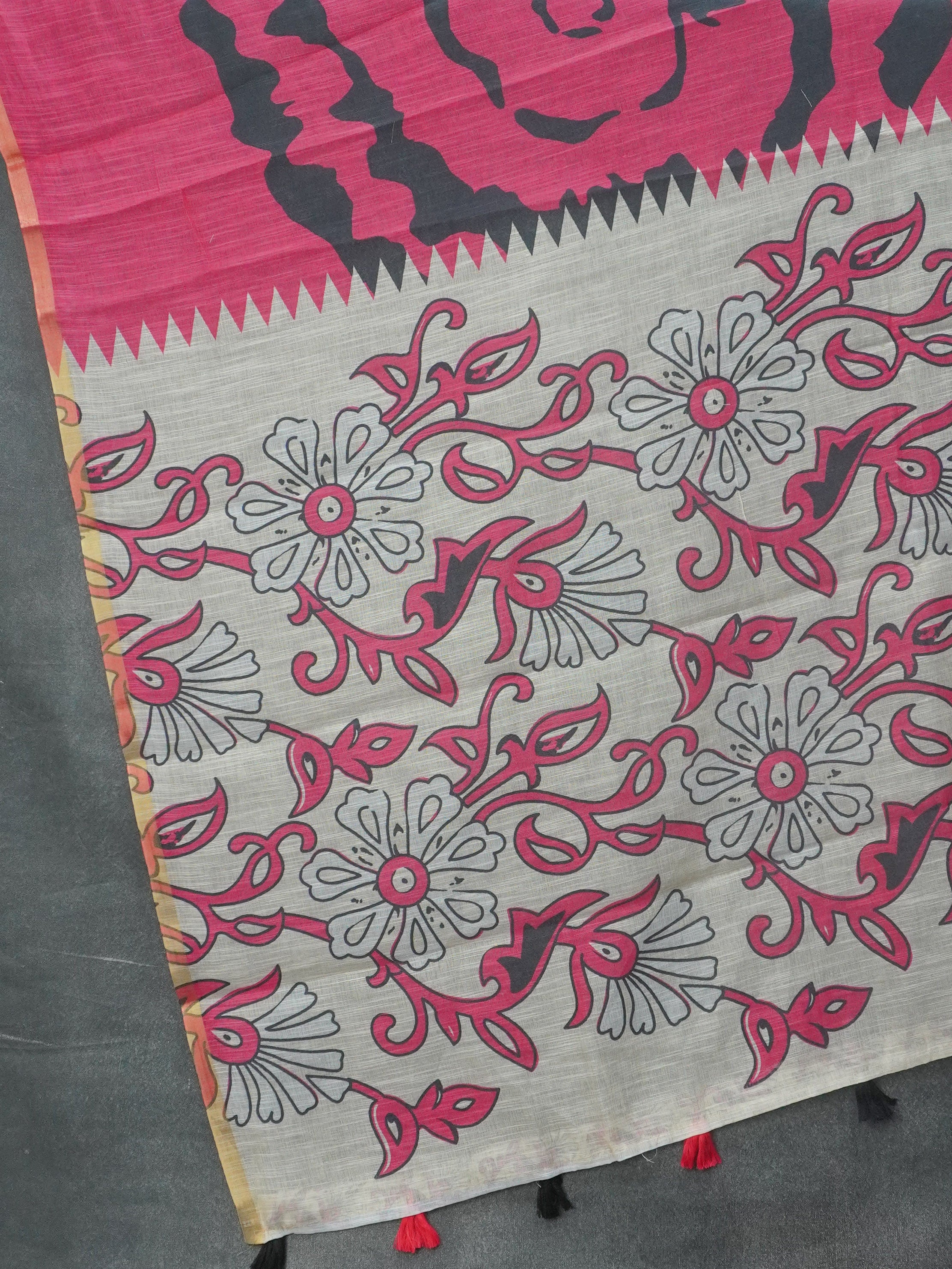 Chanderi Cotton Saree | TTDS3336
