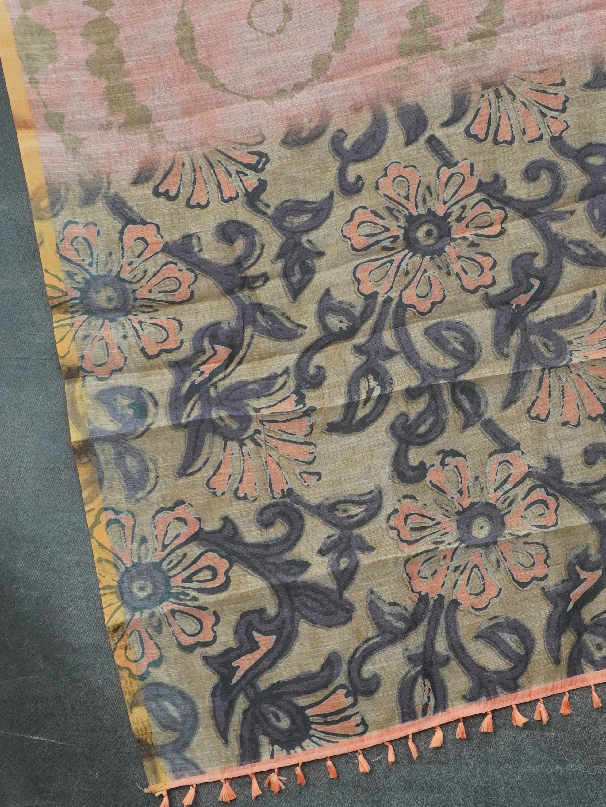 Chanderi Cotton Saree | TTDS3330