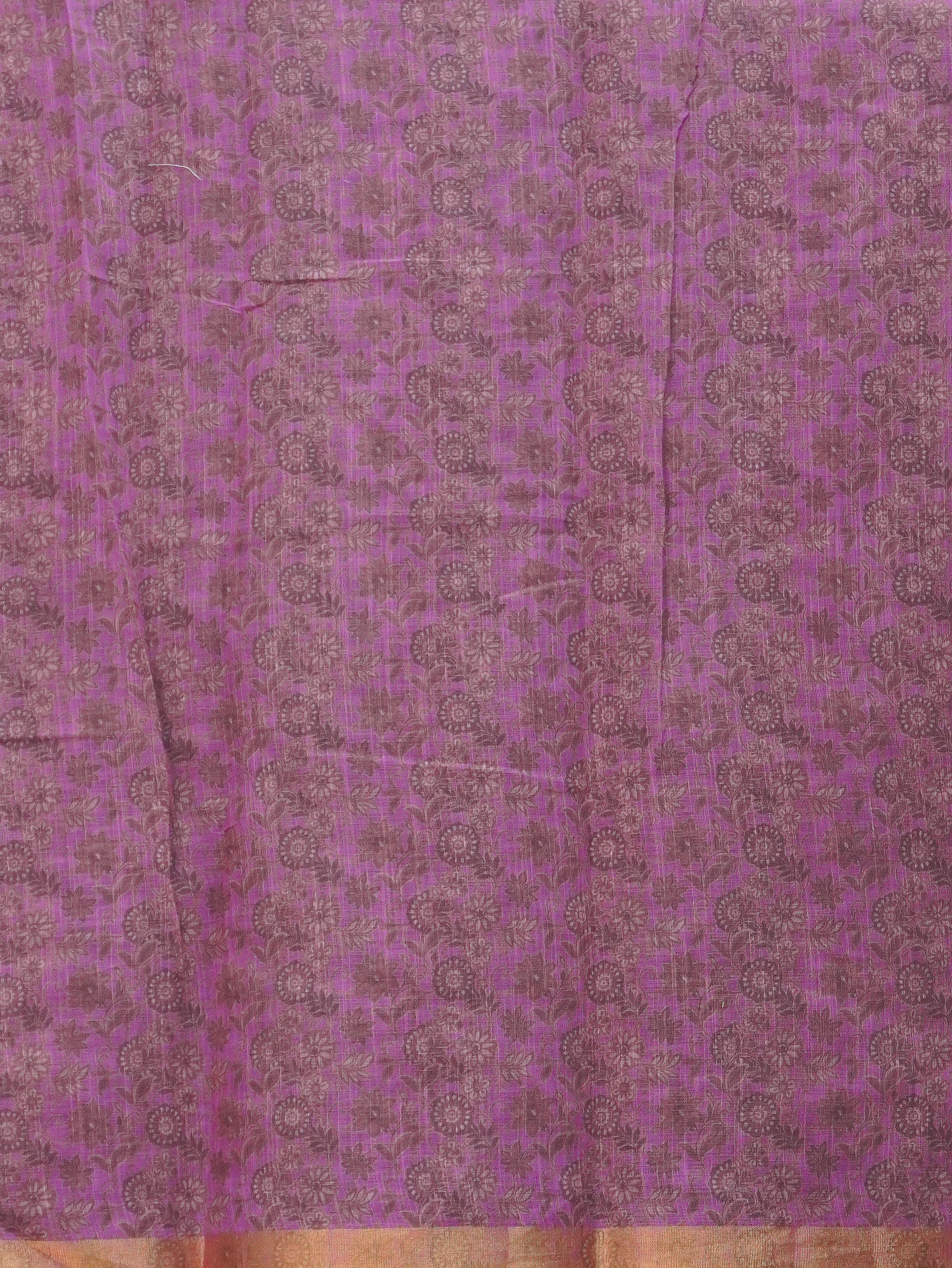 Linen Cotton Saree | TTDS3347