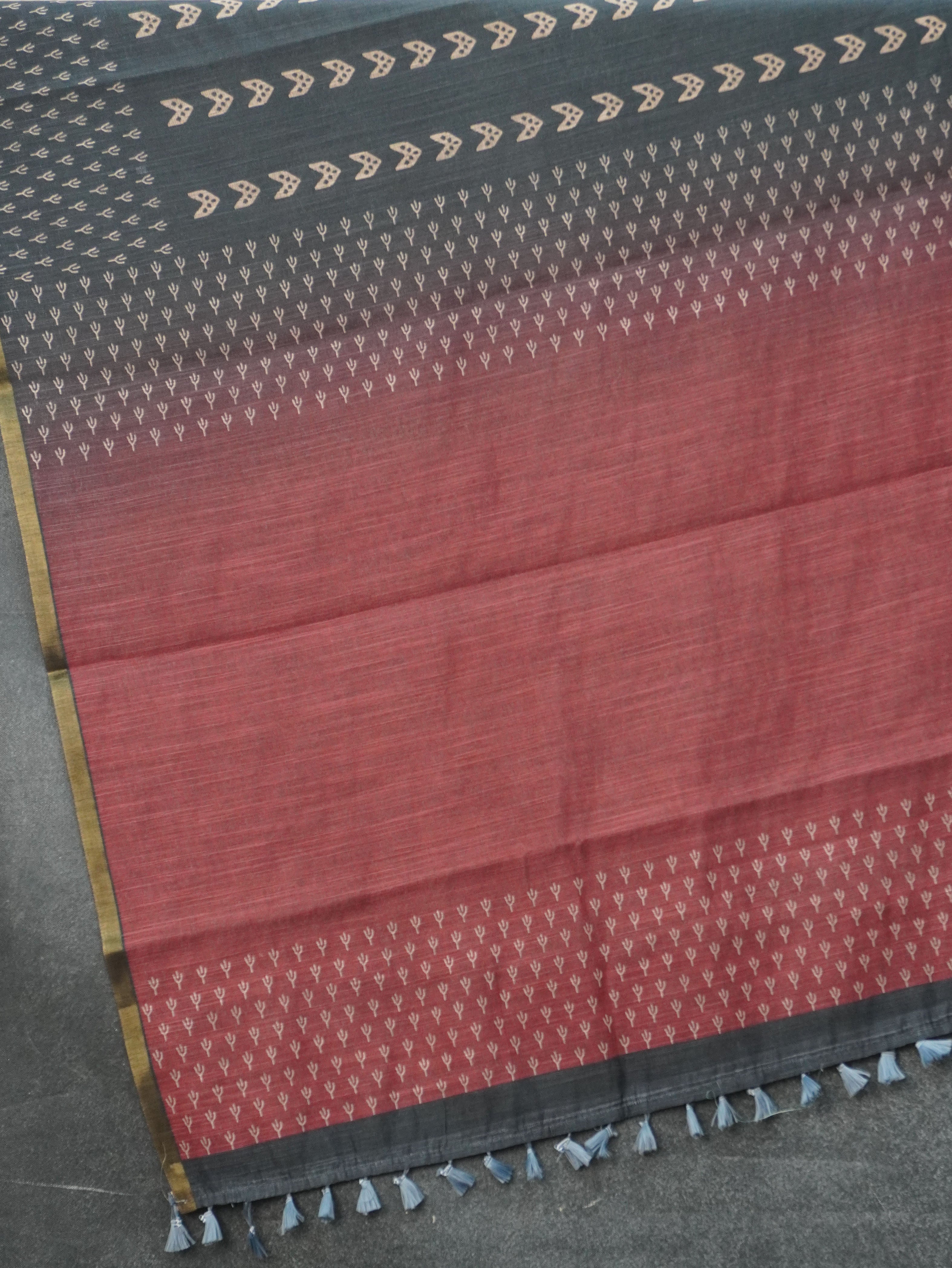 Linen Cotton Saree | TTDS3341