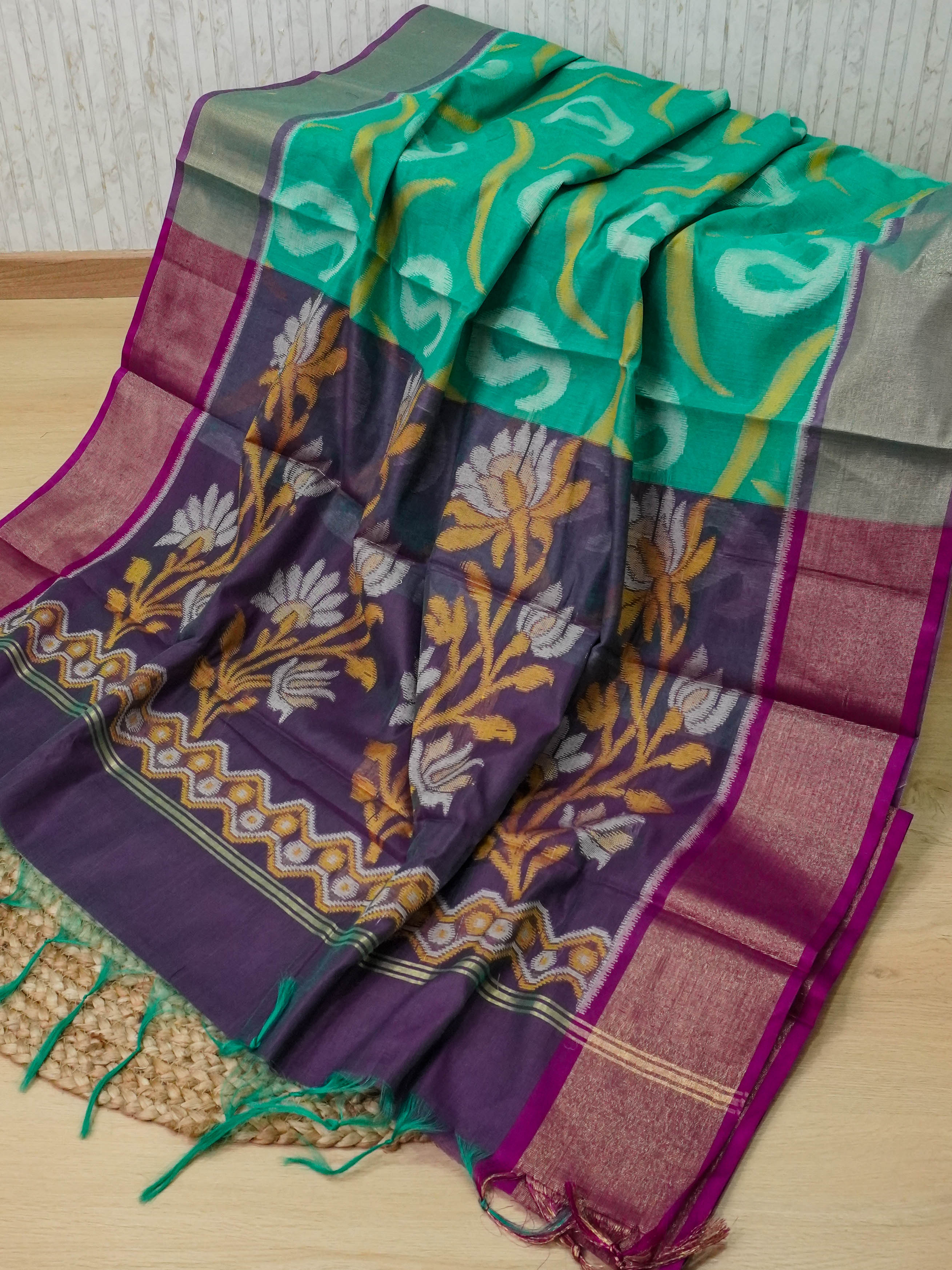 Pochampally Chanderi Cotton Saree | TTDS1103