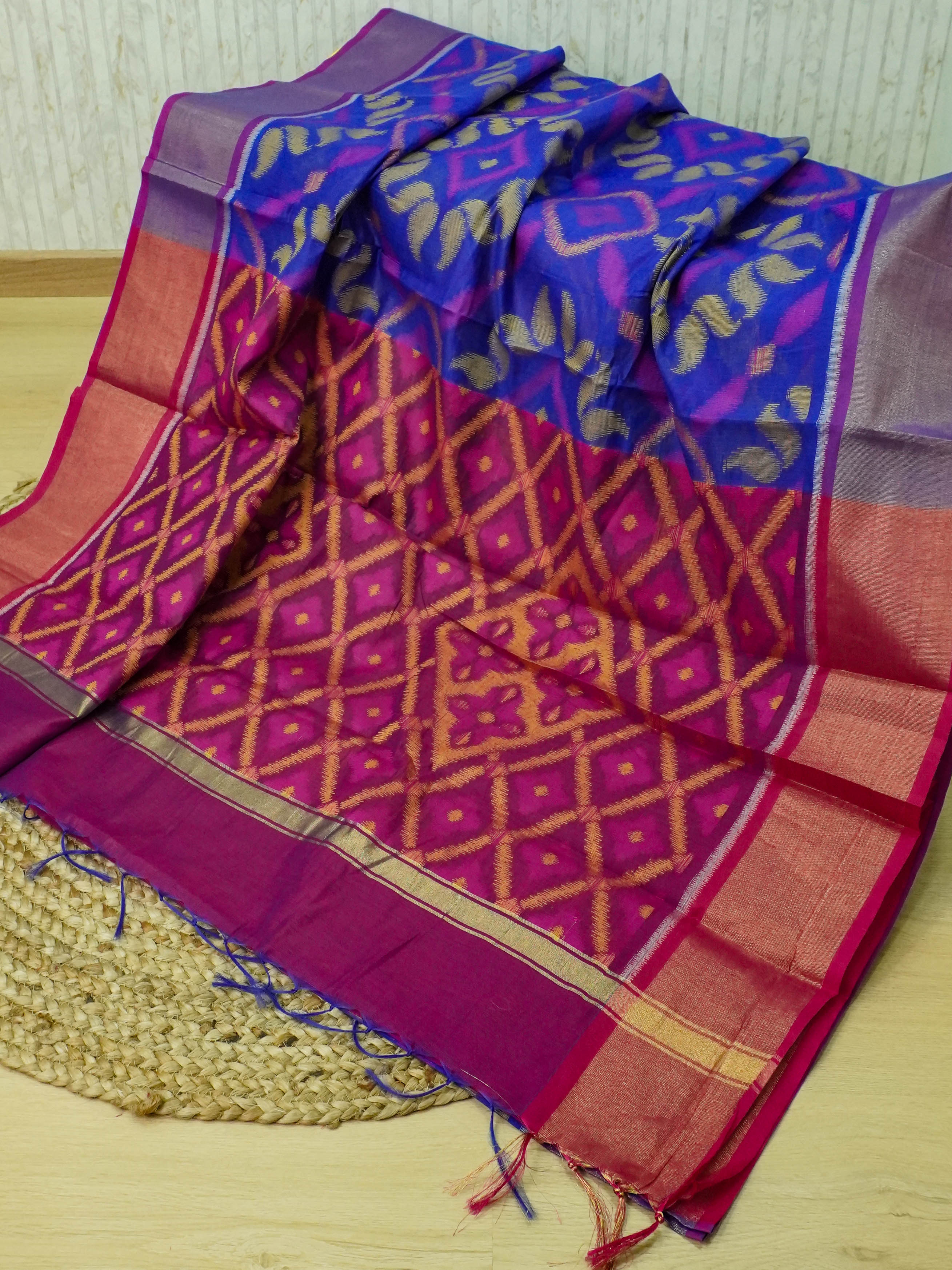 Pochampally Chanderi Cotton Saree | TTDS1103