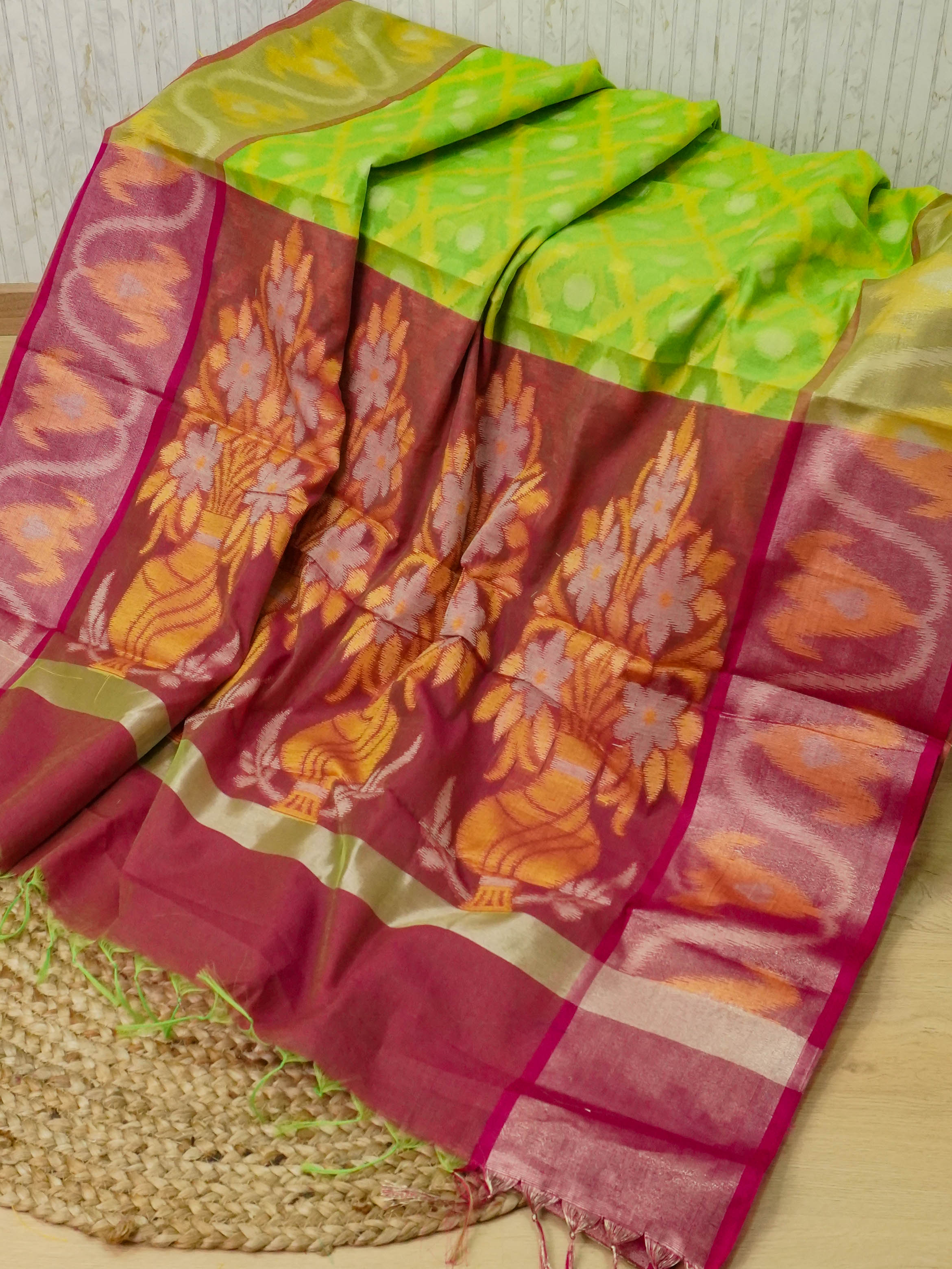 Pochampally Chanderi Cotton Saree | TTDS1103