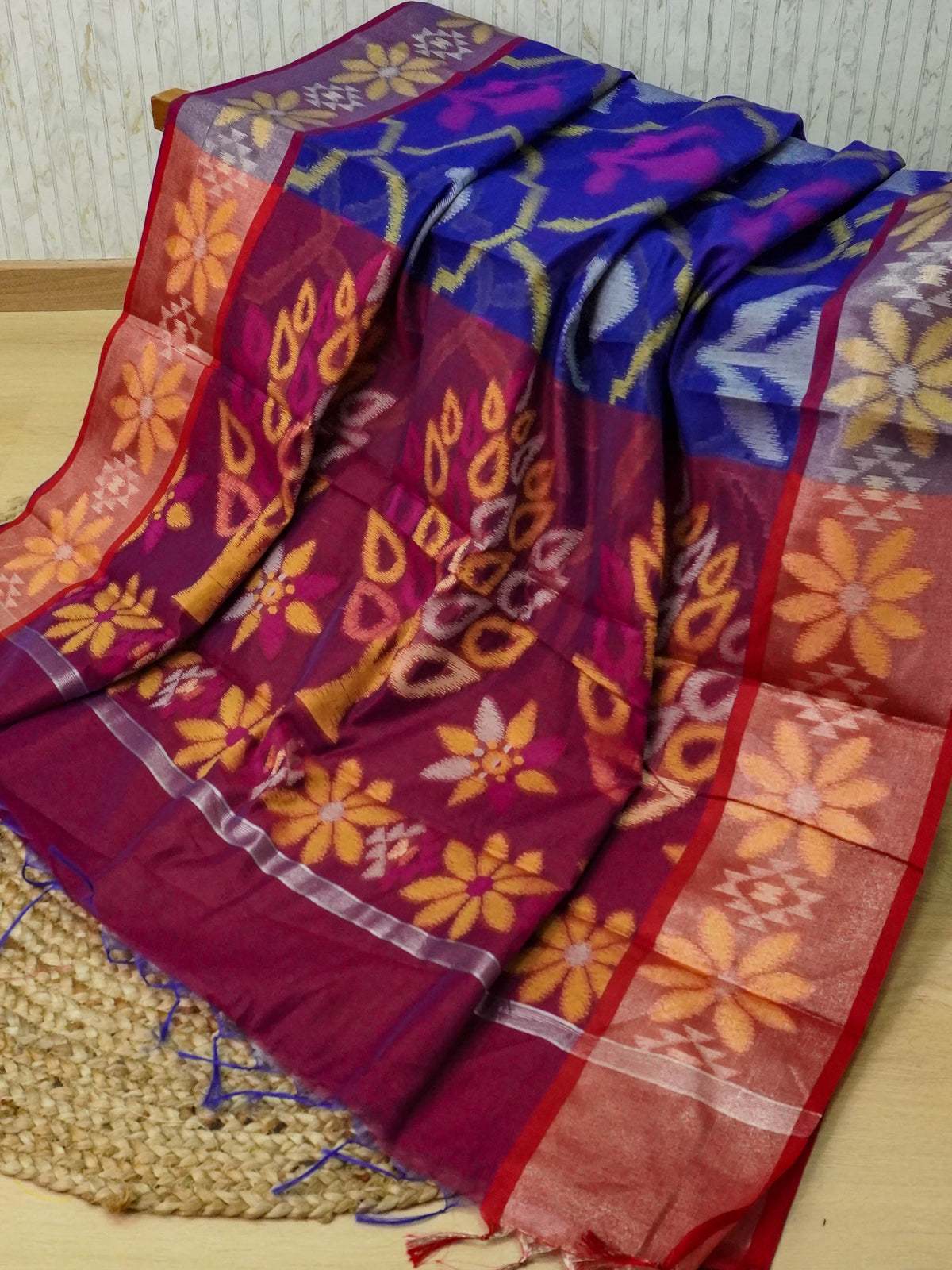 Pochampally Chanderi Cotton Saree | TTDS1103