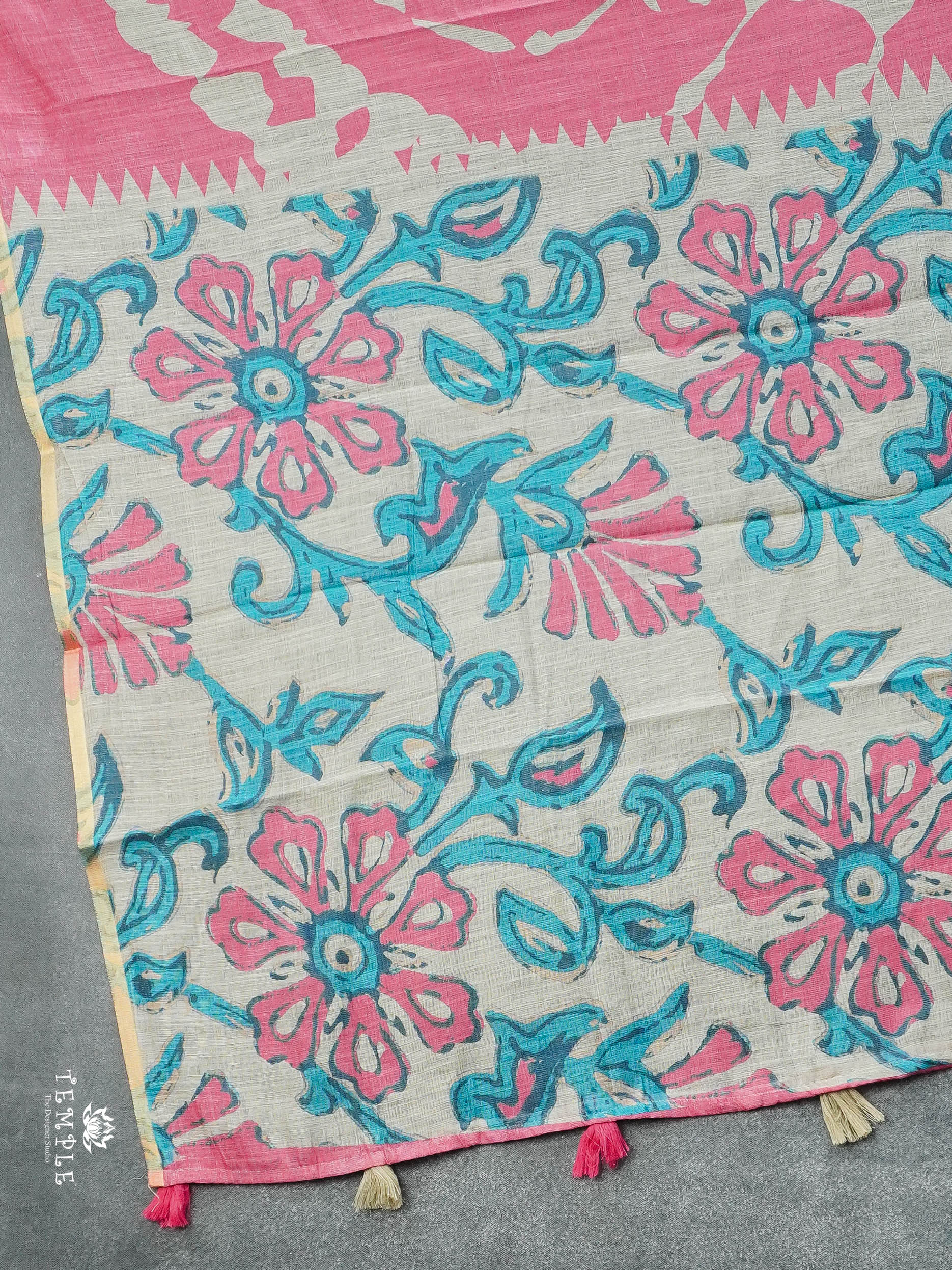 Linen Cotton Saree | TTDS2928