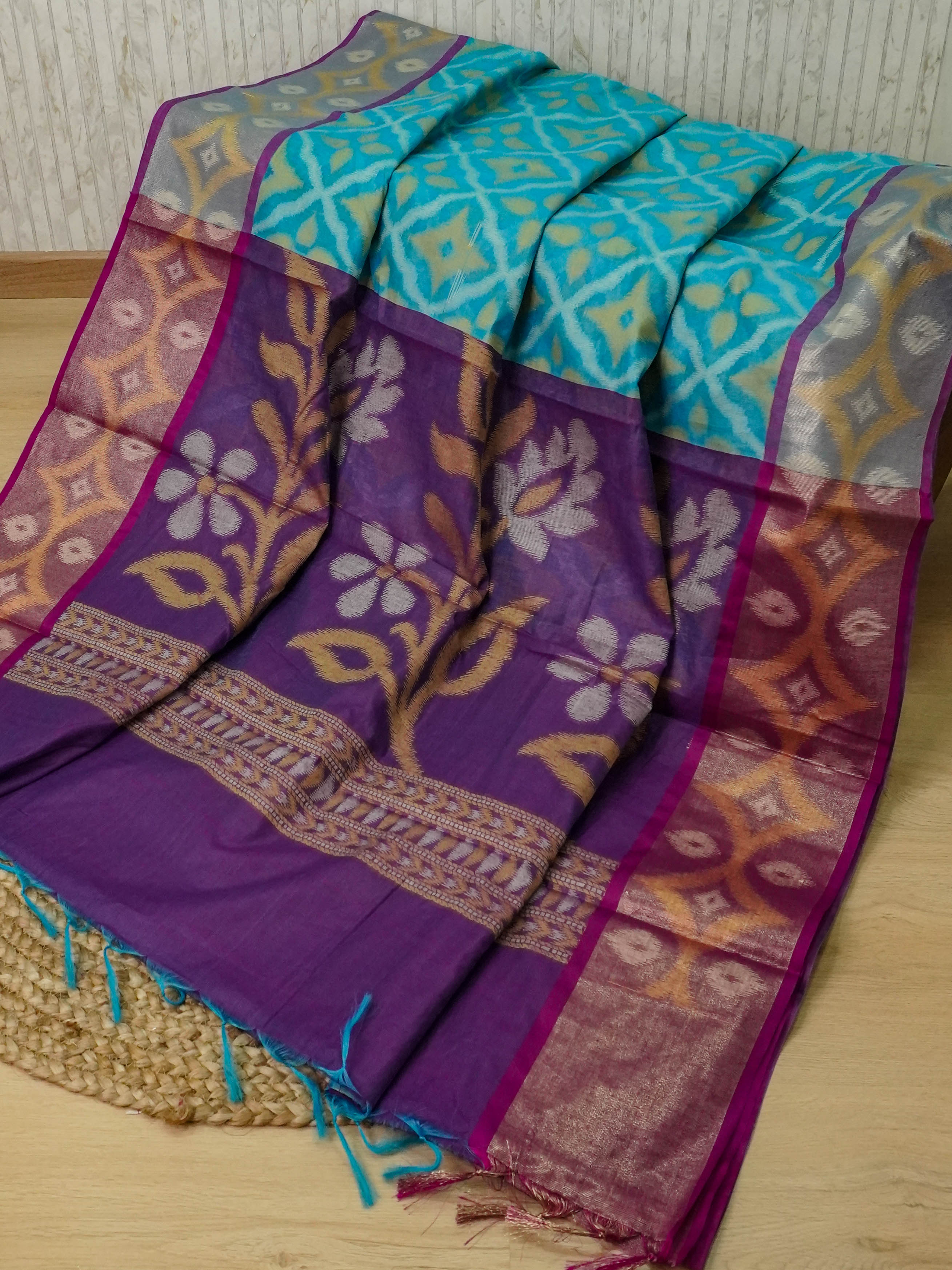 Pochampally Chanderi Cotton Saree | TTDS1103
