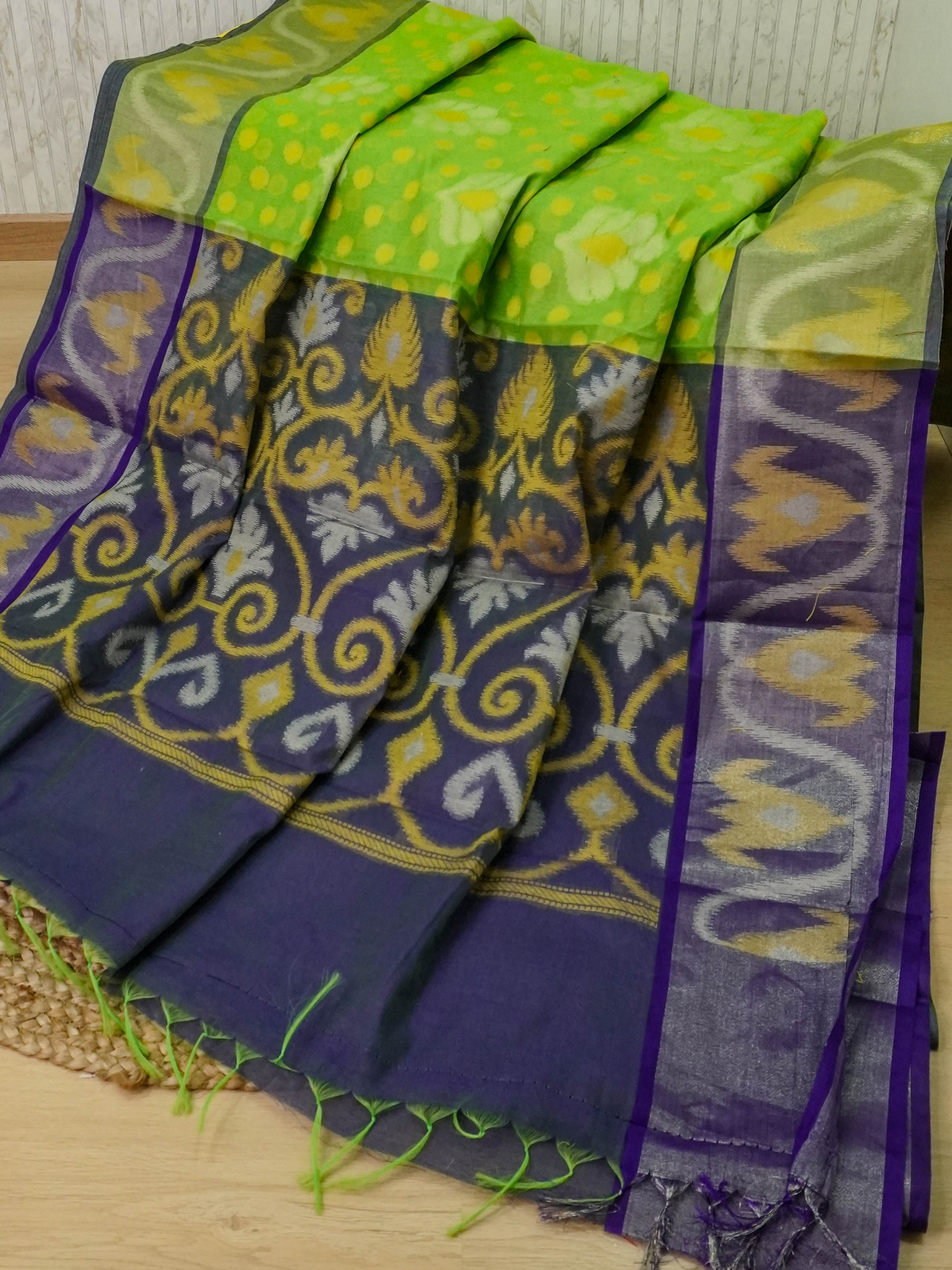 Pochampally Chanderi Cotton Saree | TTDS1103