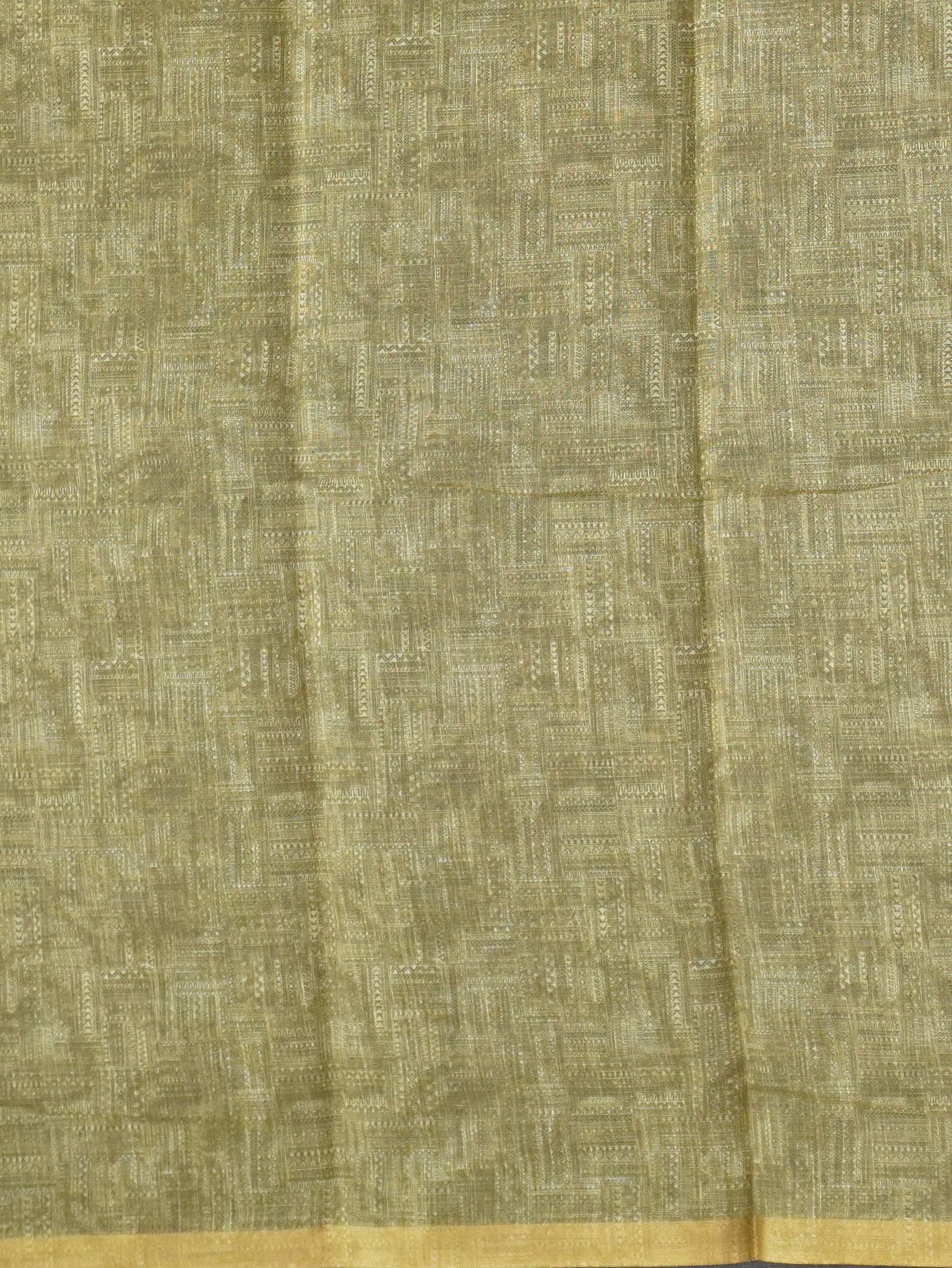 Linen Cotton Saree | TTDS3351