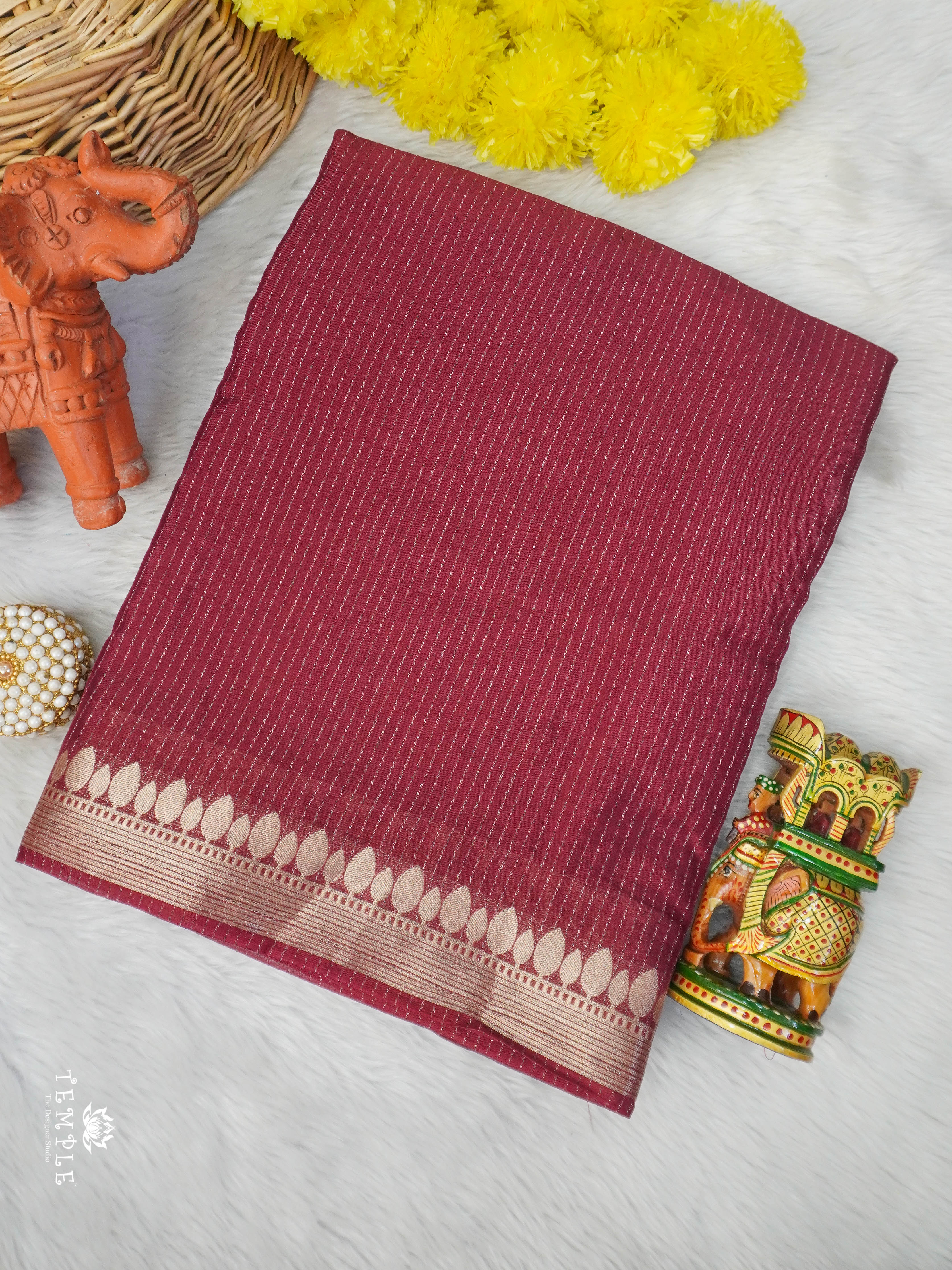 Georgette Saree With Vaira Oosi Pattern | TTDS2923