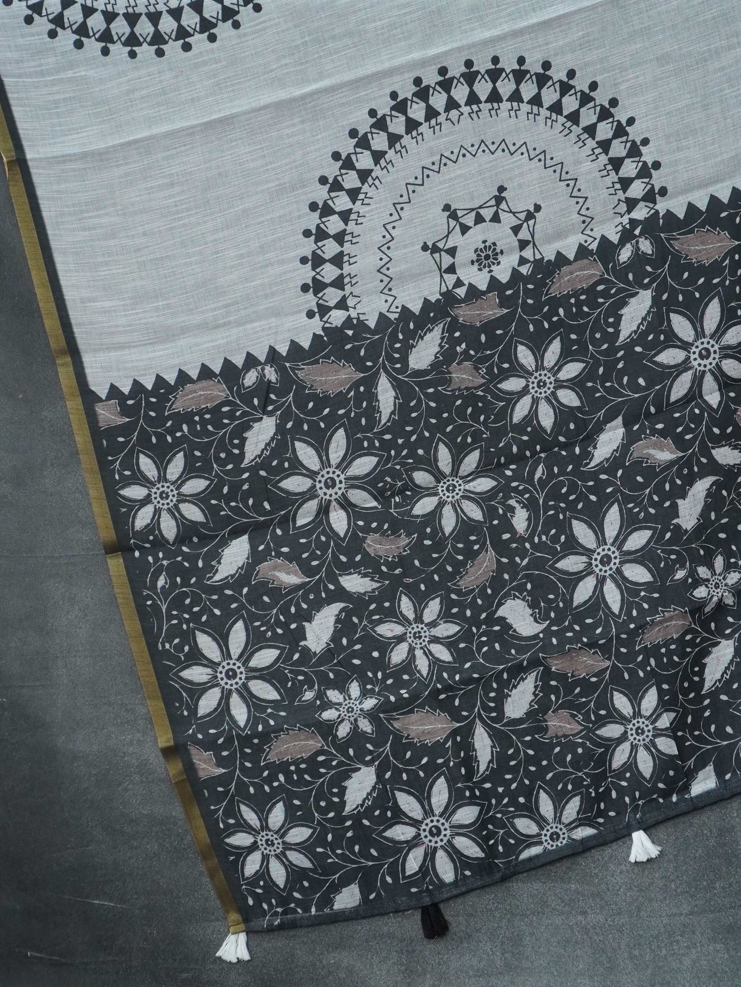 Chanderi Cotton Saree | TTDS3337