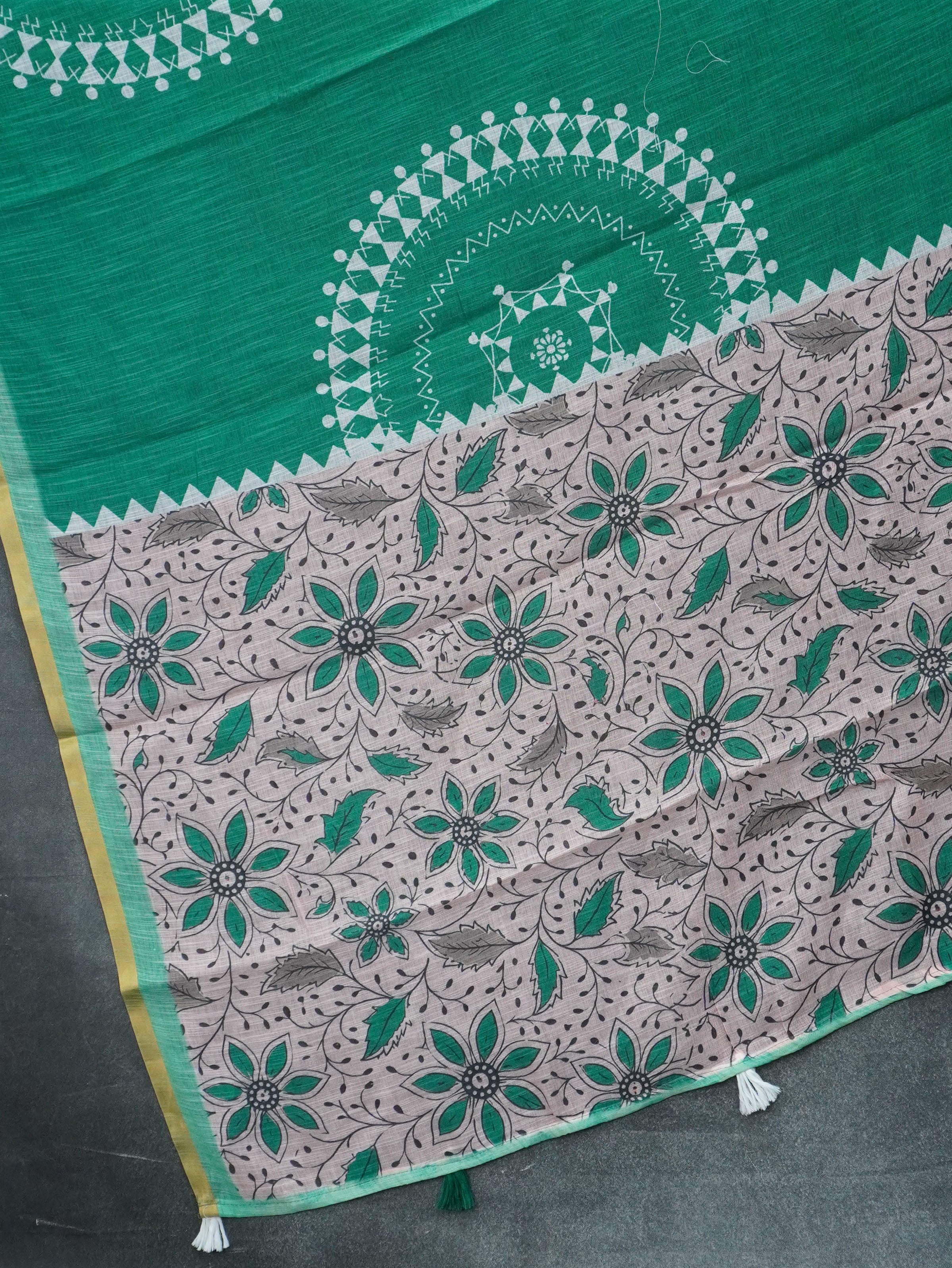 Chanderi Cotton Saree | TTDS3337
