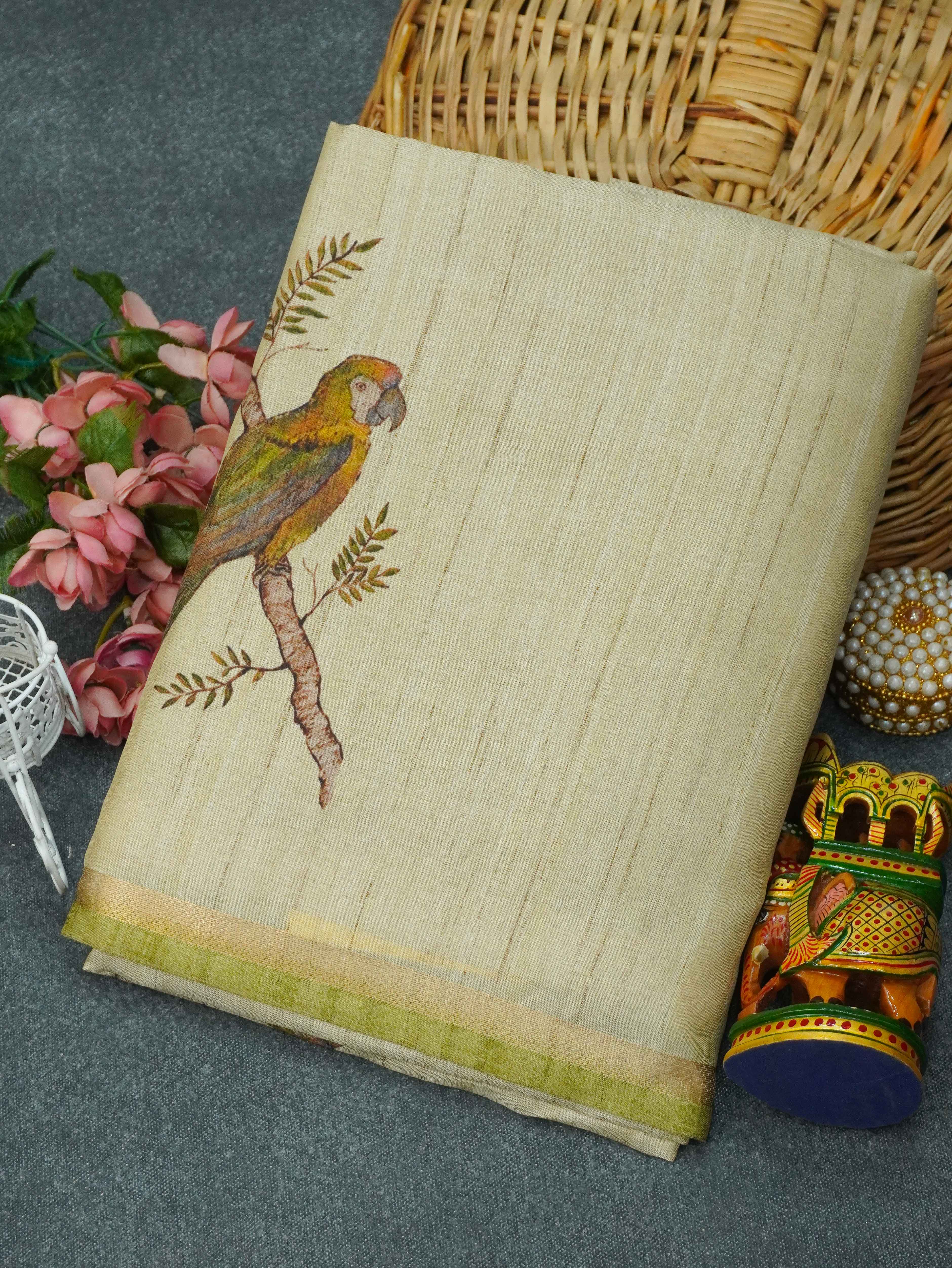 Printed Matka Saree | TTDS3389