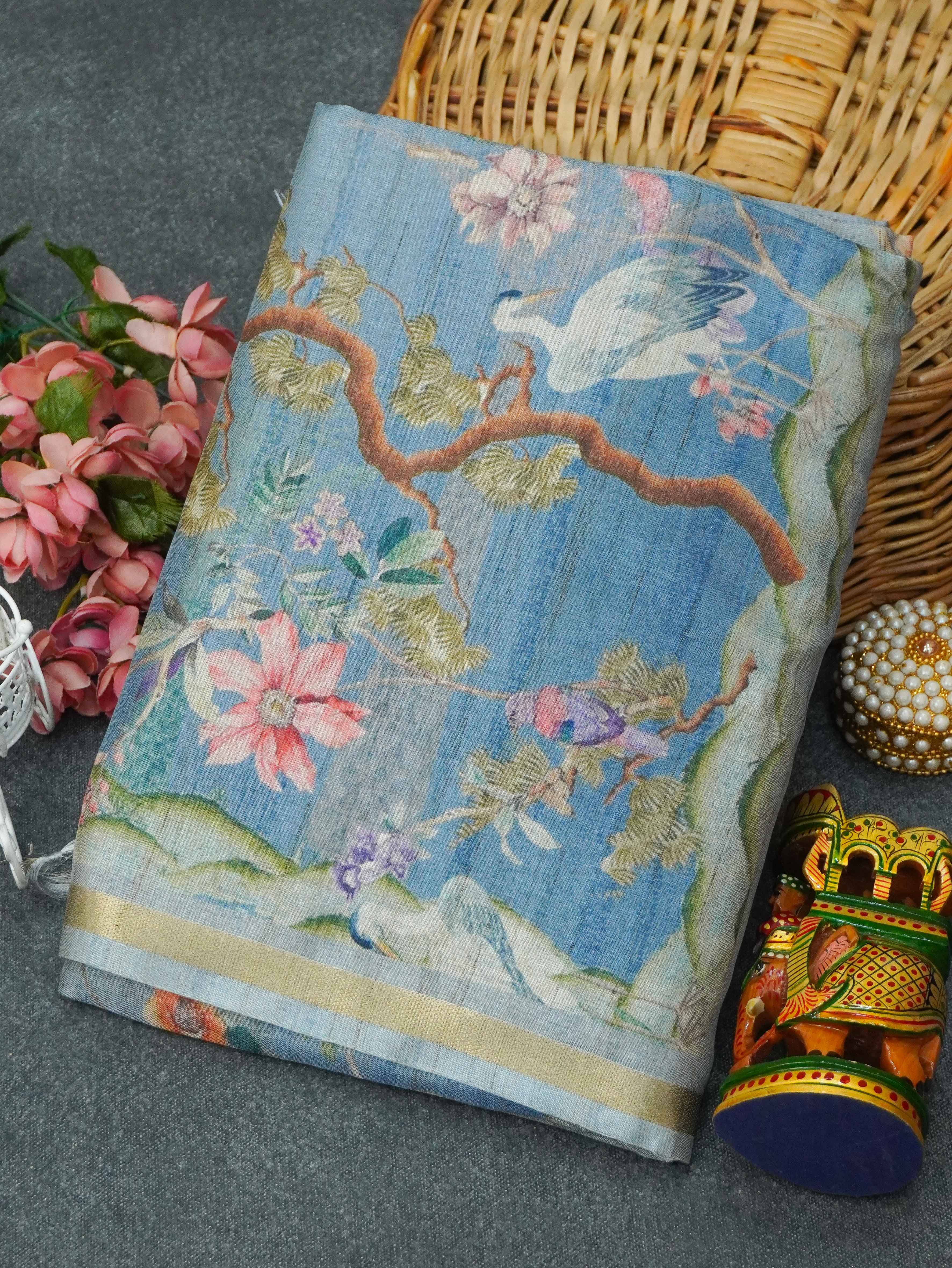 Printed Matka Saree | TTDS3388