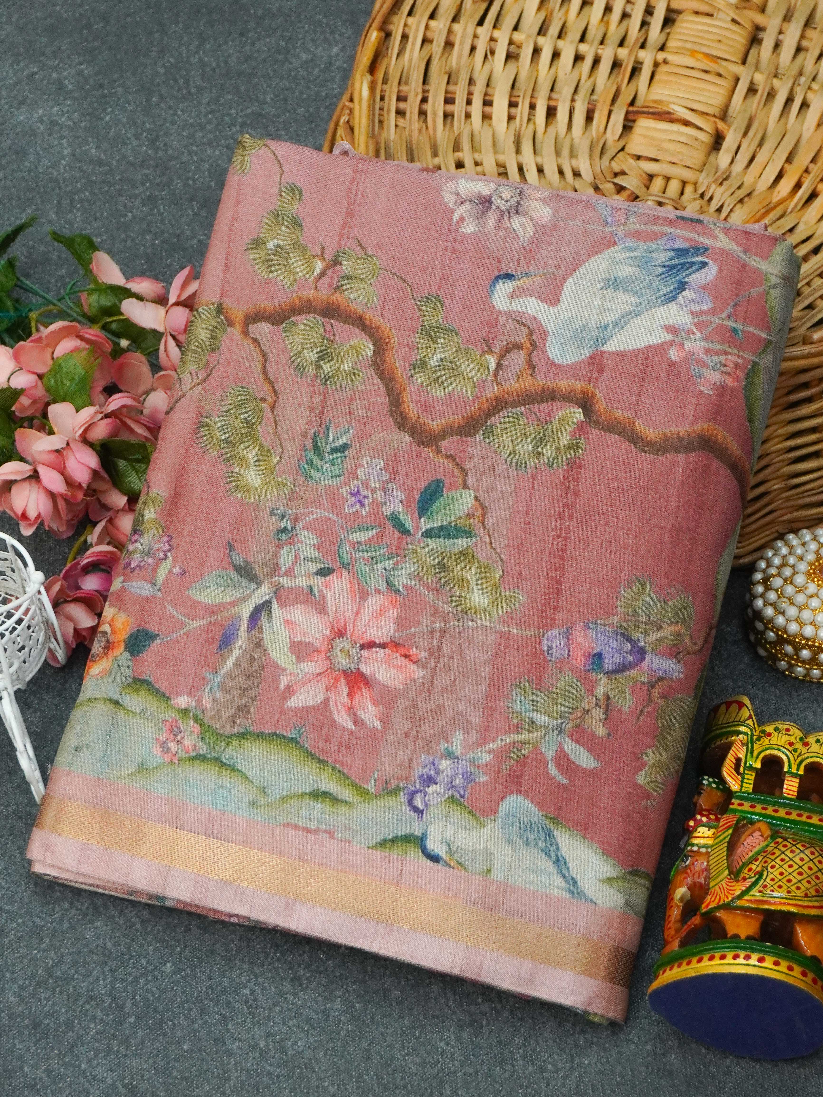 Printed Matka Saree | TTDS3388