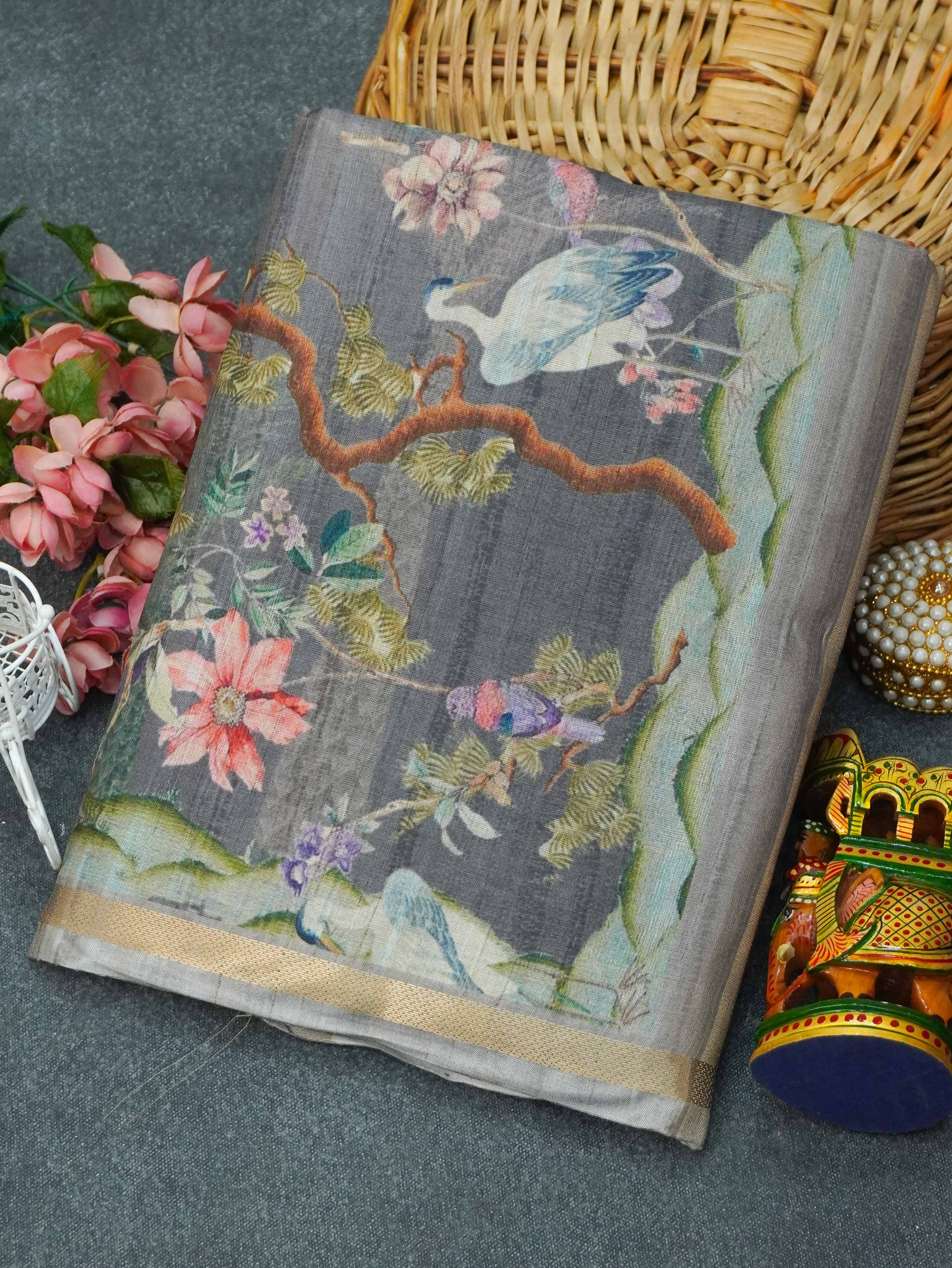 Printed Matka Saree | TTDS3388