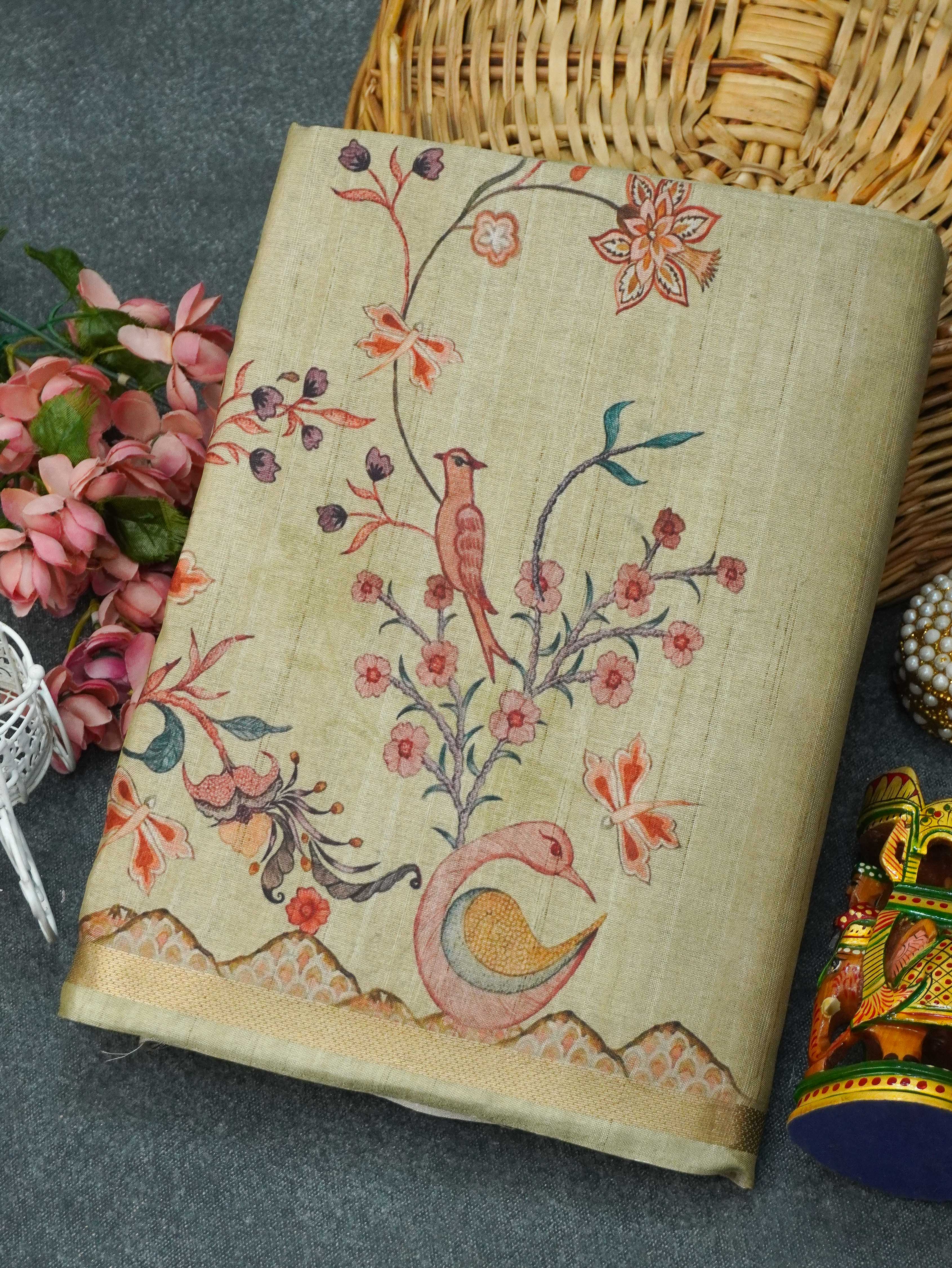 Printed Matka Saree | TTDS3390