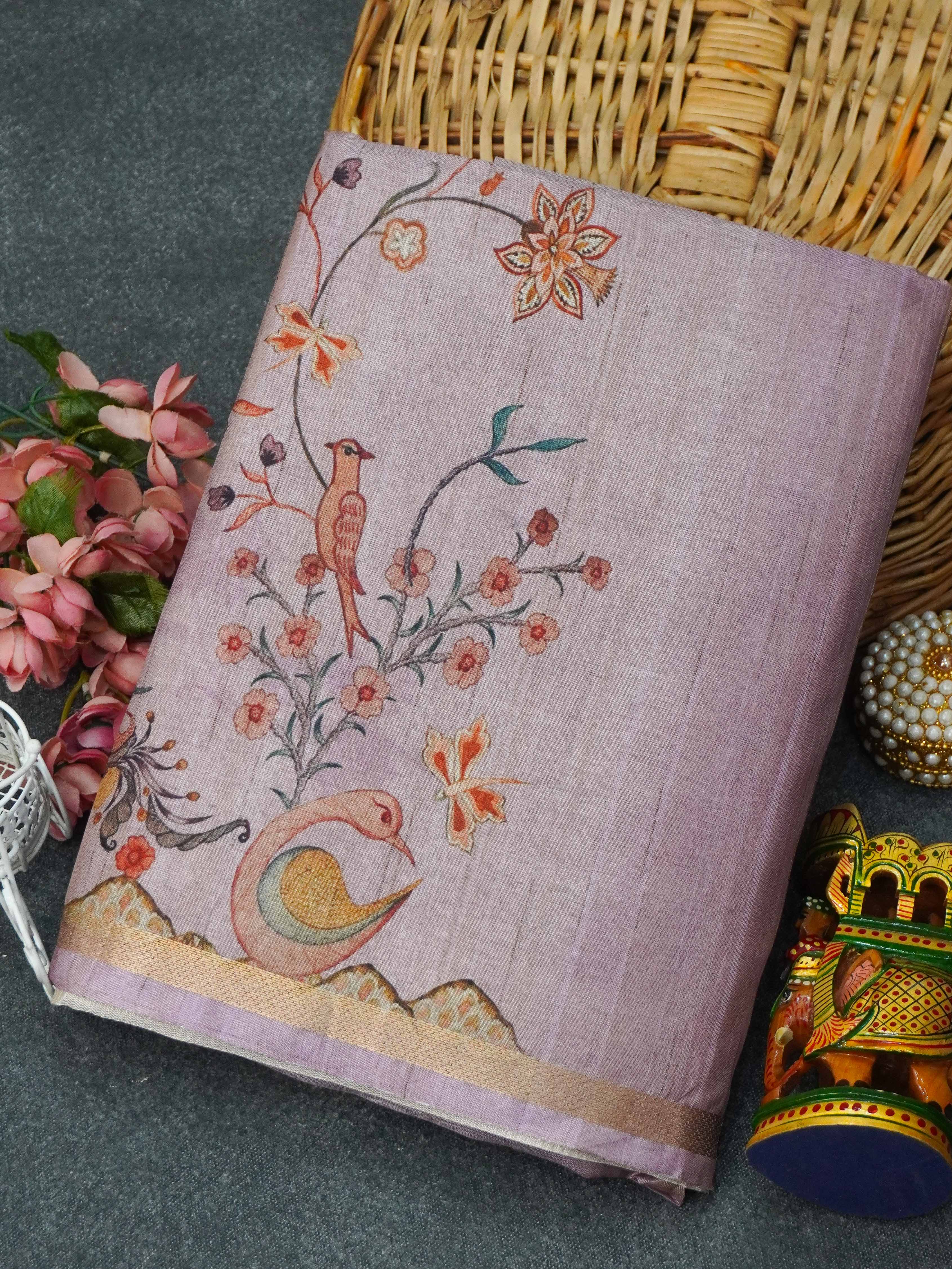 Printed Matka Saree | TTDS3390