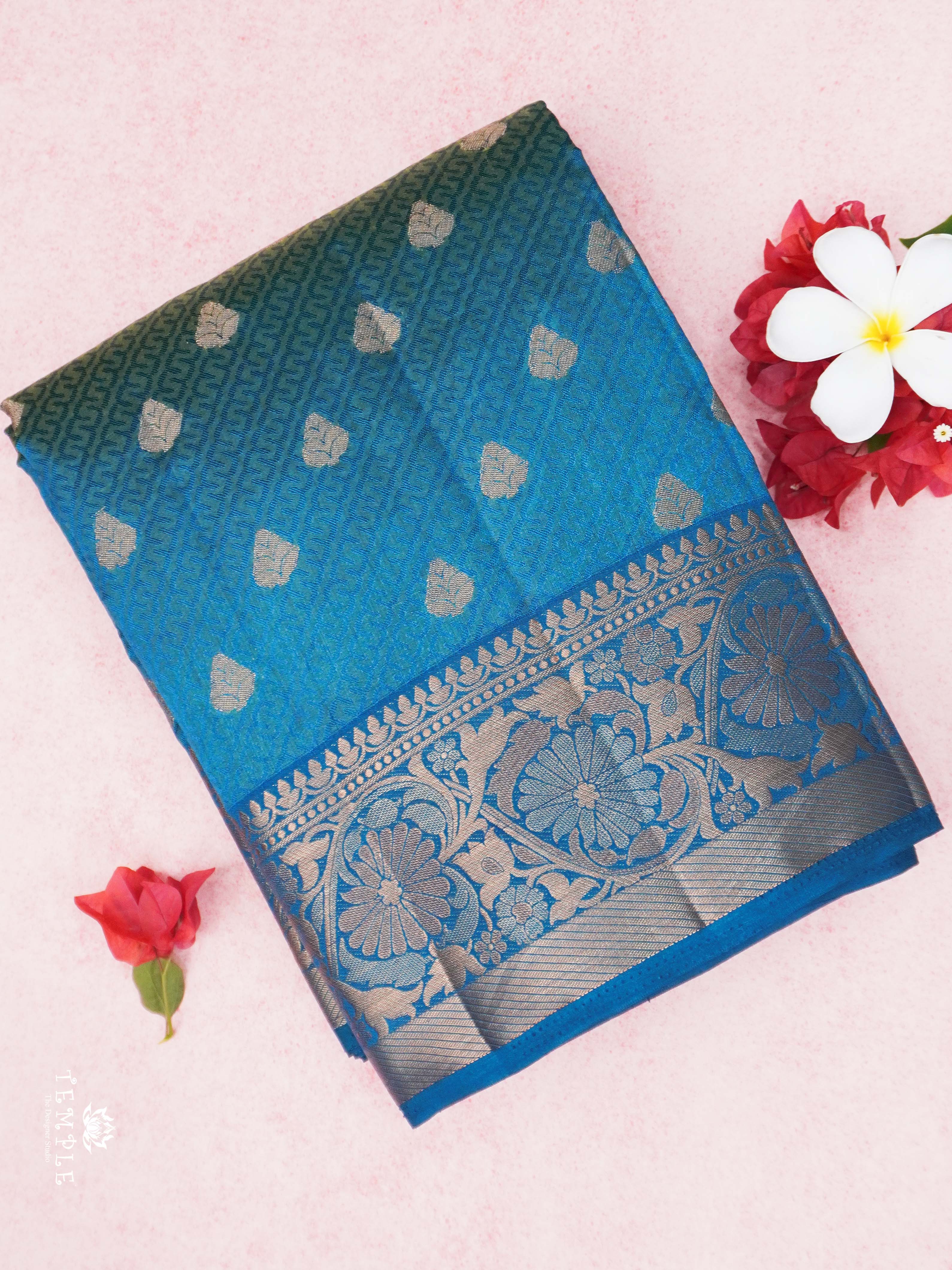 Tussar Silk Saree With Zari Woven Pattern | TTDS1977