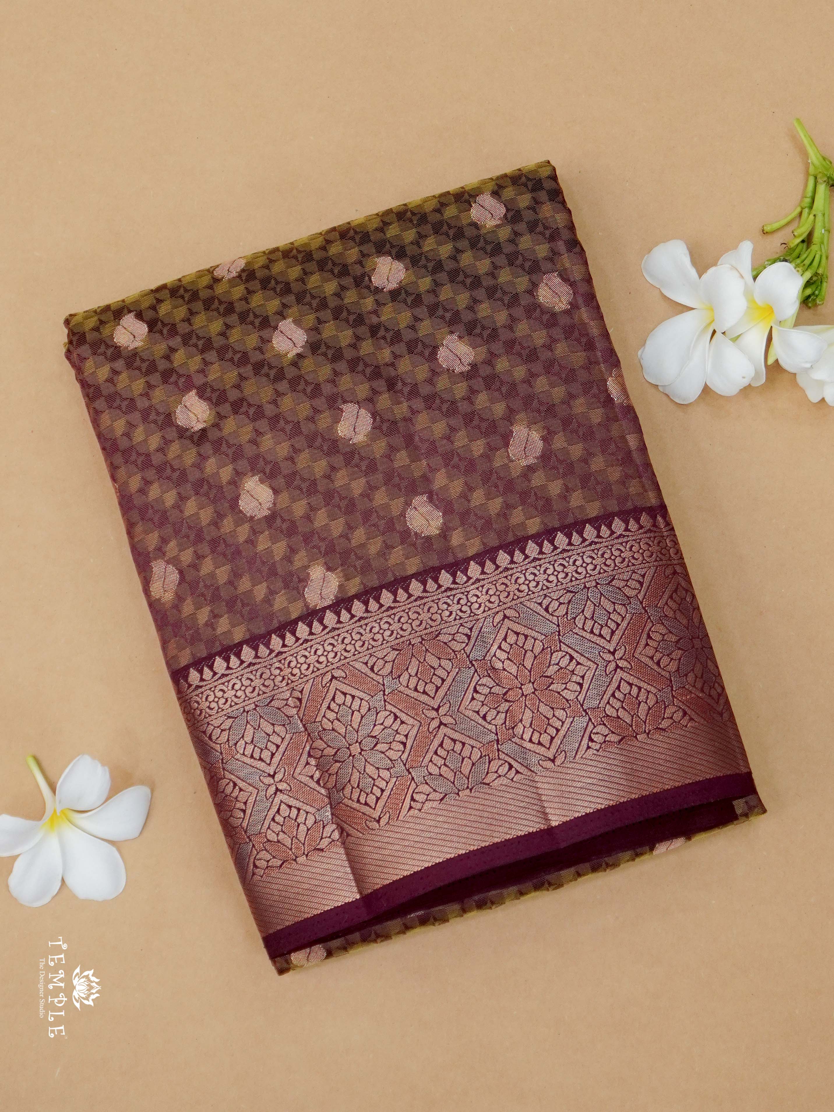 Tussar Silk Saree With Zari Woven Pattern | TTDS1985