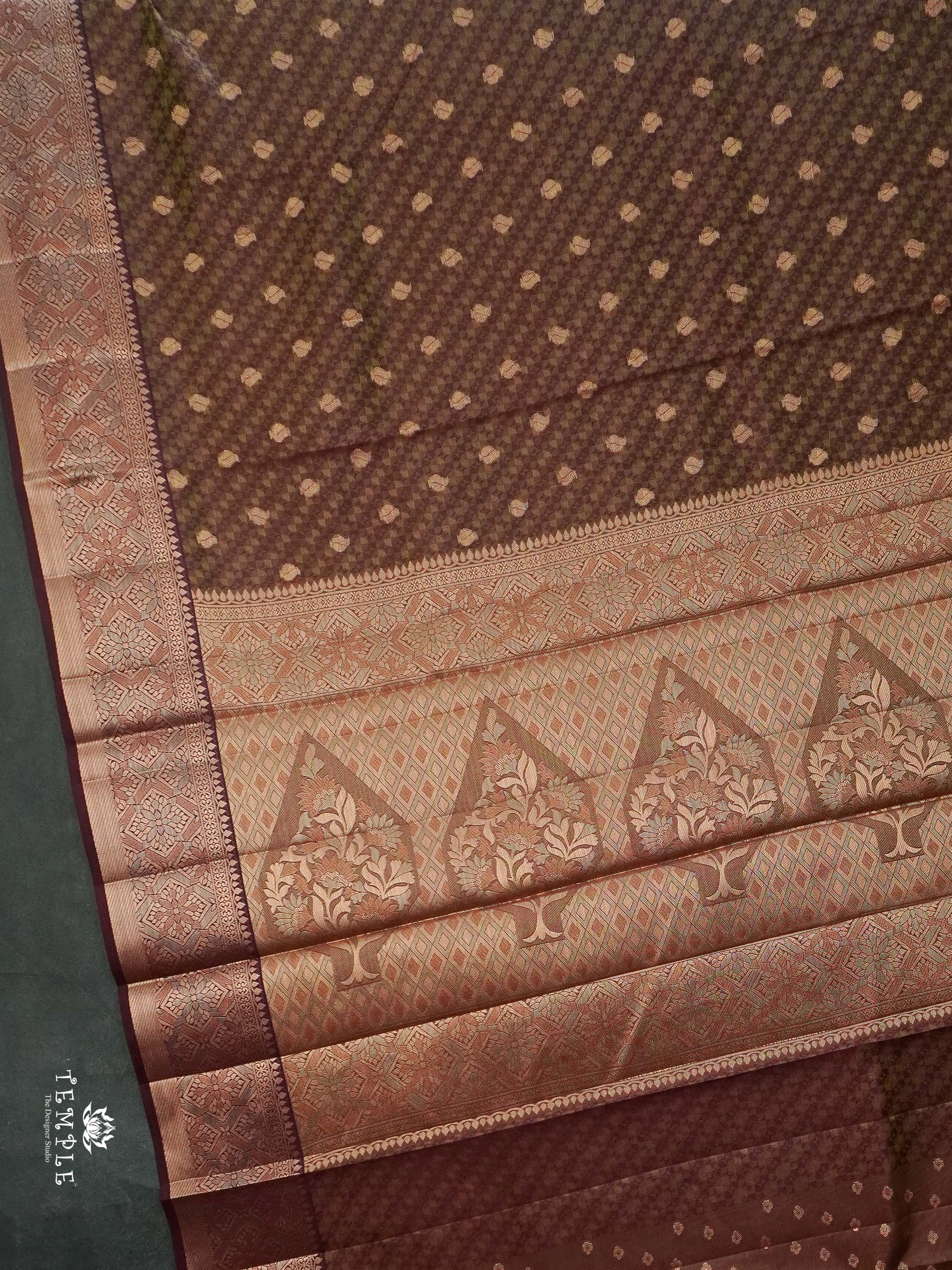 Tussar Silk Saree With Zari Woven Pattern | TTDS1985