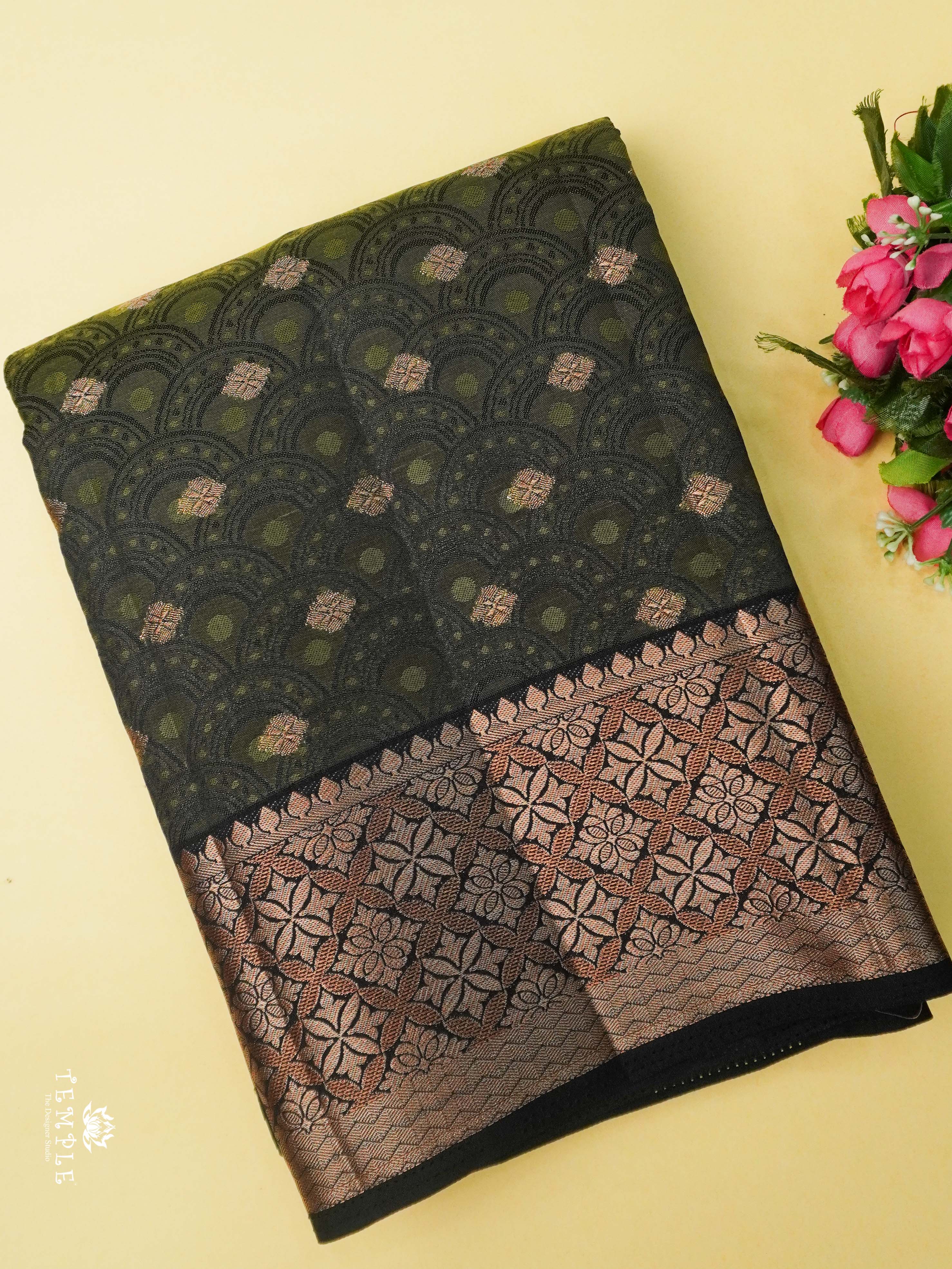 Tussar Silk Saree With Zari Woven Pattern | TTDS1988