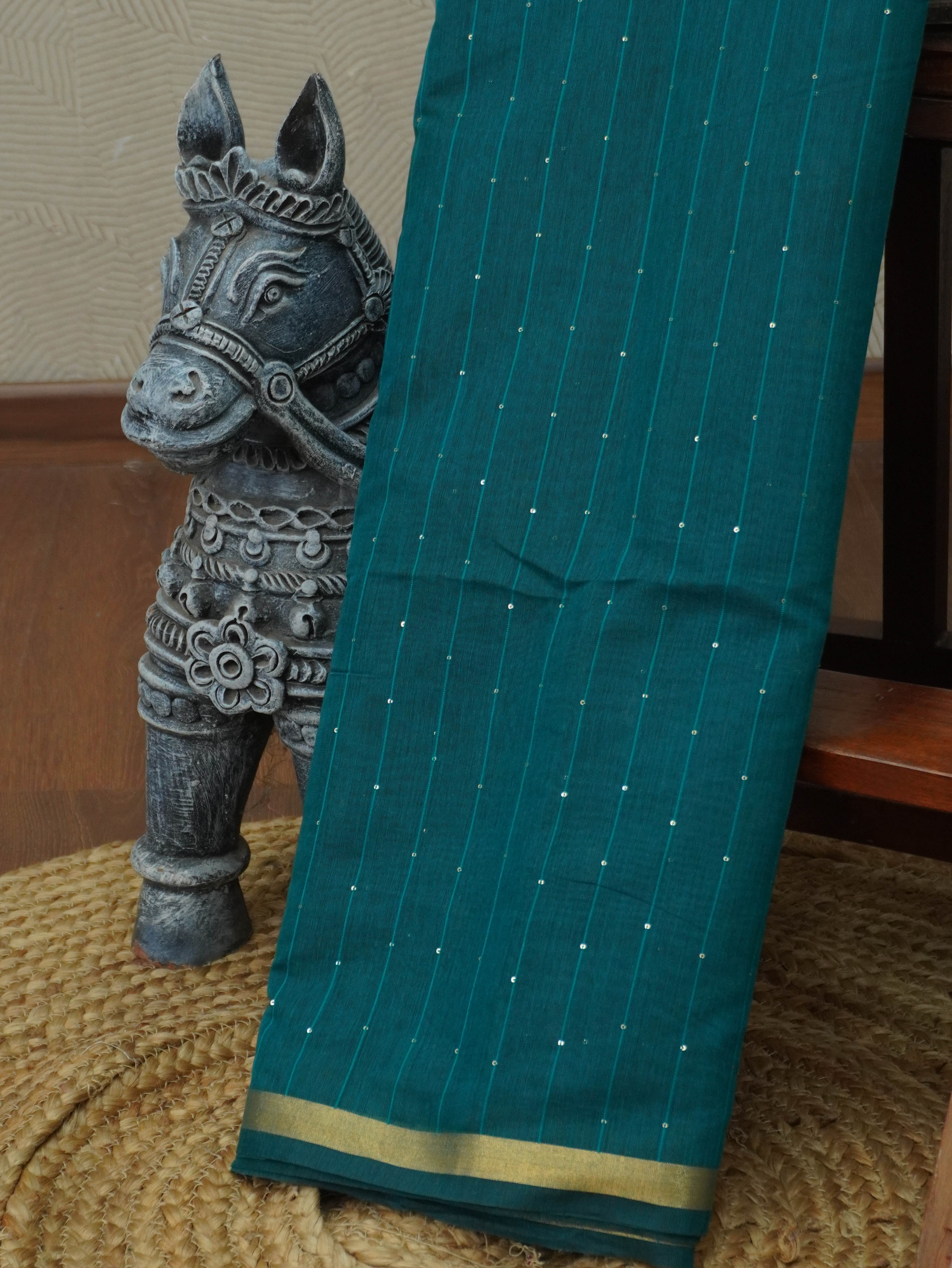 Chanderi Silk Saree | TTDS3360