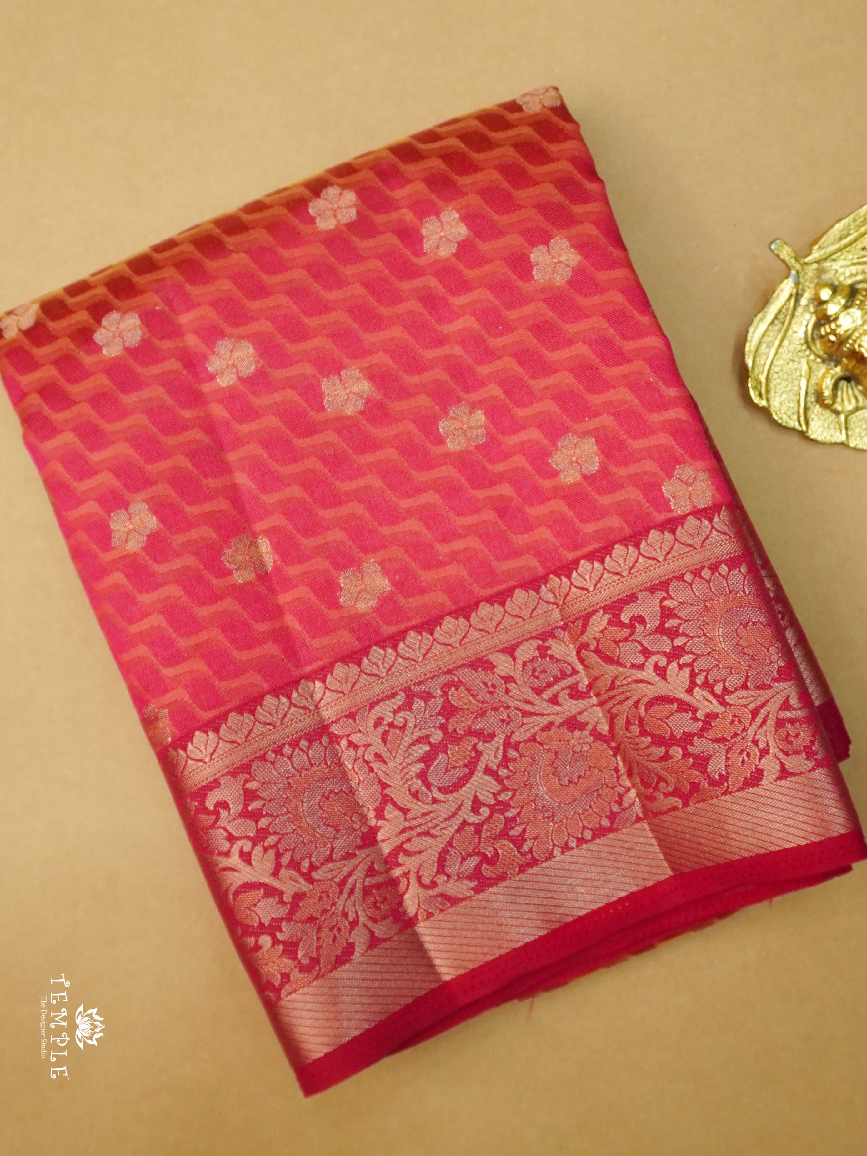 Tussar Silk Saree With Zari Woven Pattern | TTDS1989