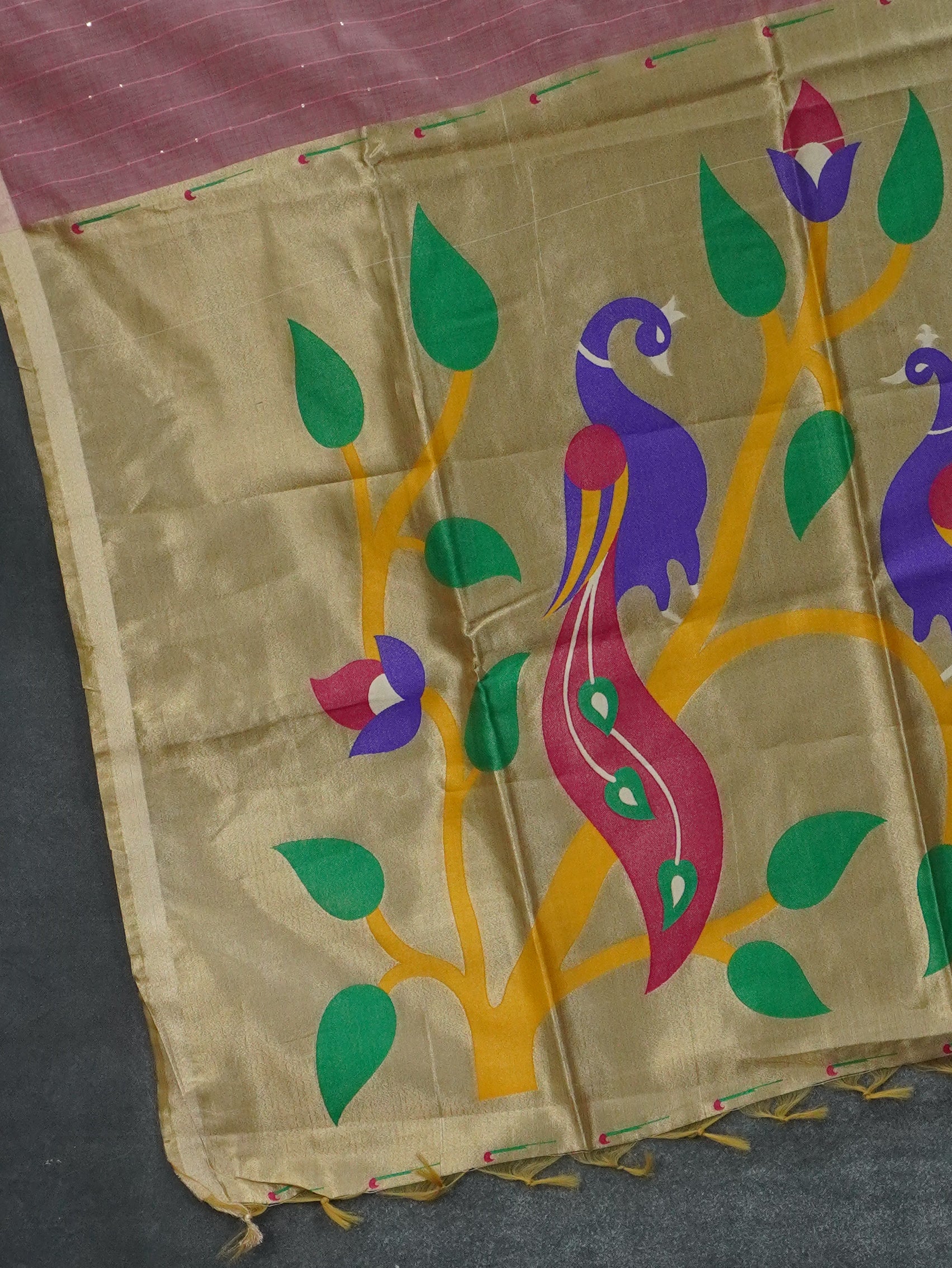 Chanderi Silk Saree | TTDS3360