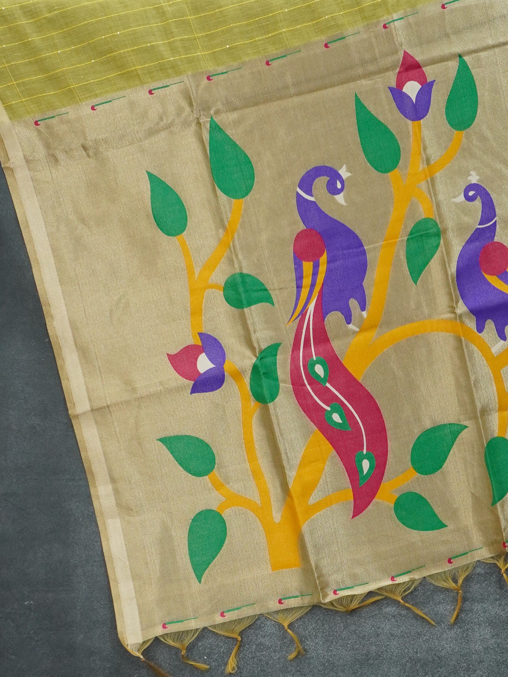 Chanderi Silk Saree | TTDS3360