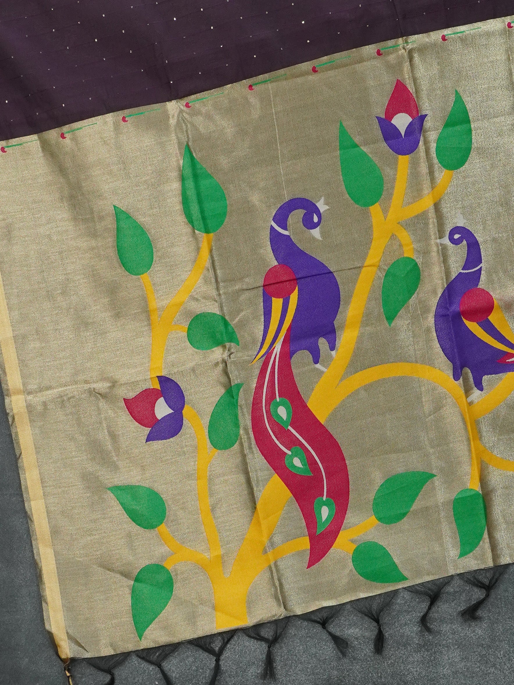 Chanderi Silk Saree | TTDS3360