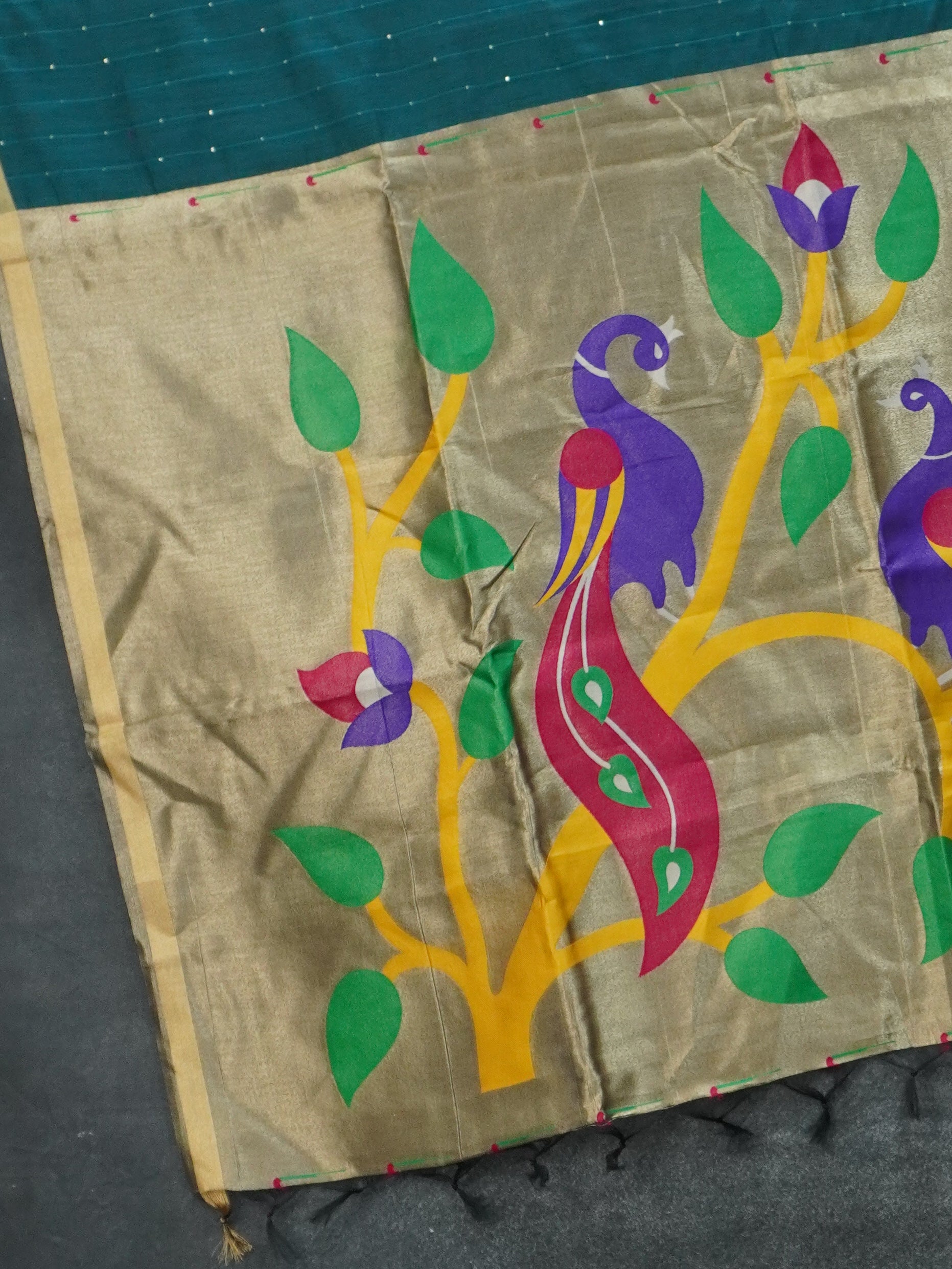 Chanderi Silk Saree | TTDS3360