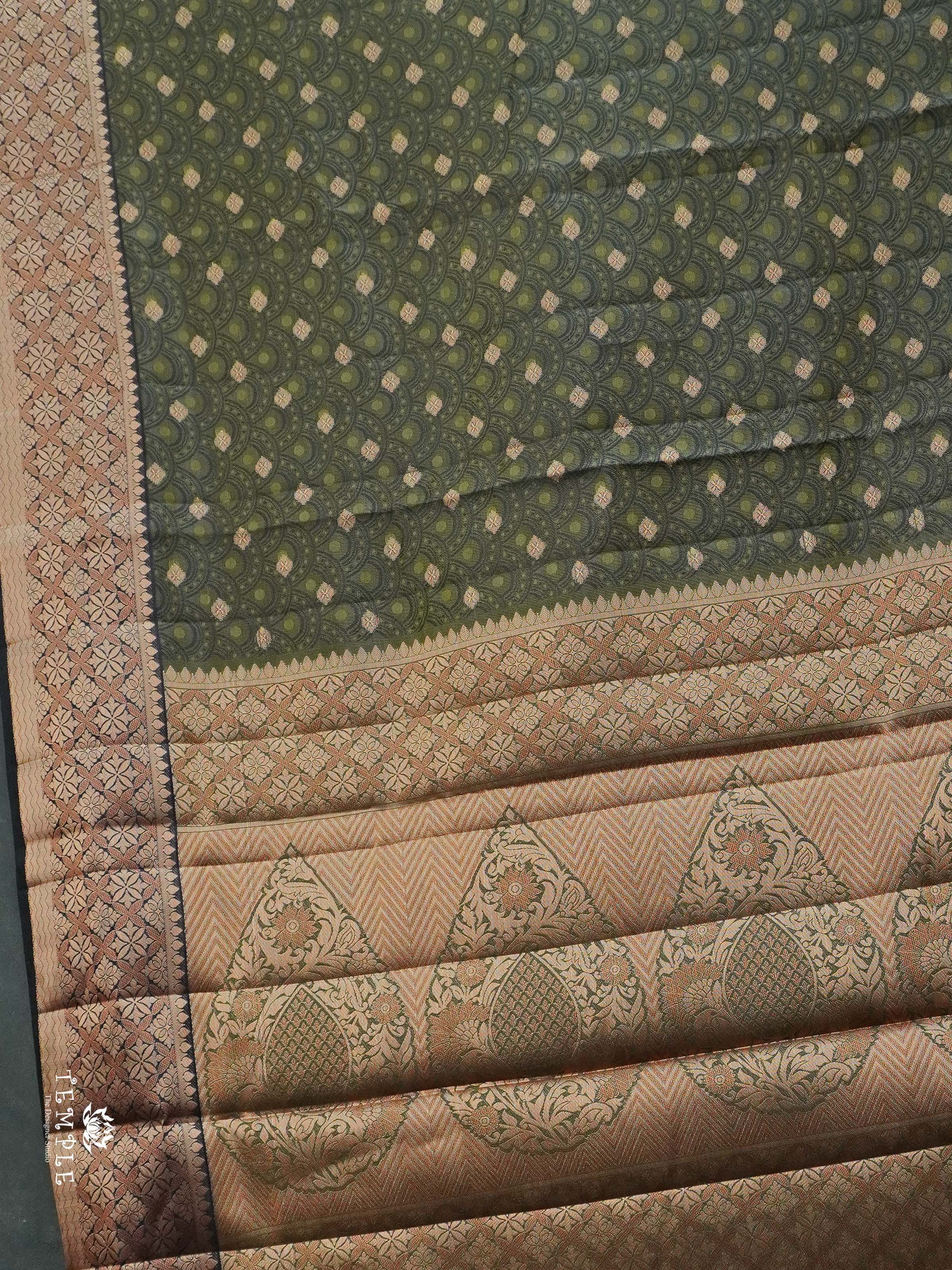 Tussar Silk Saree With Zari Woven Pattern | TTDS1988
