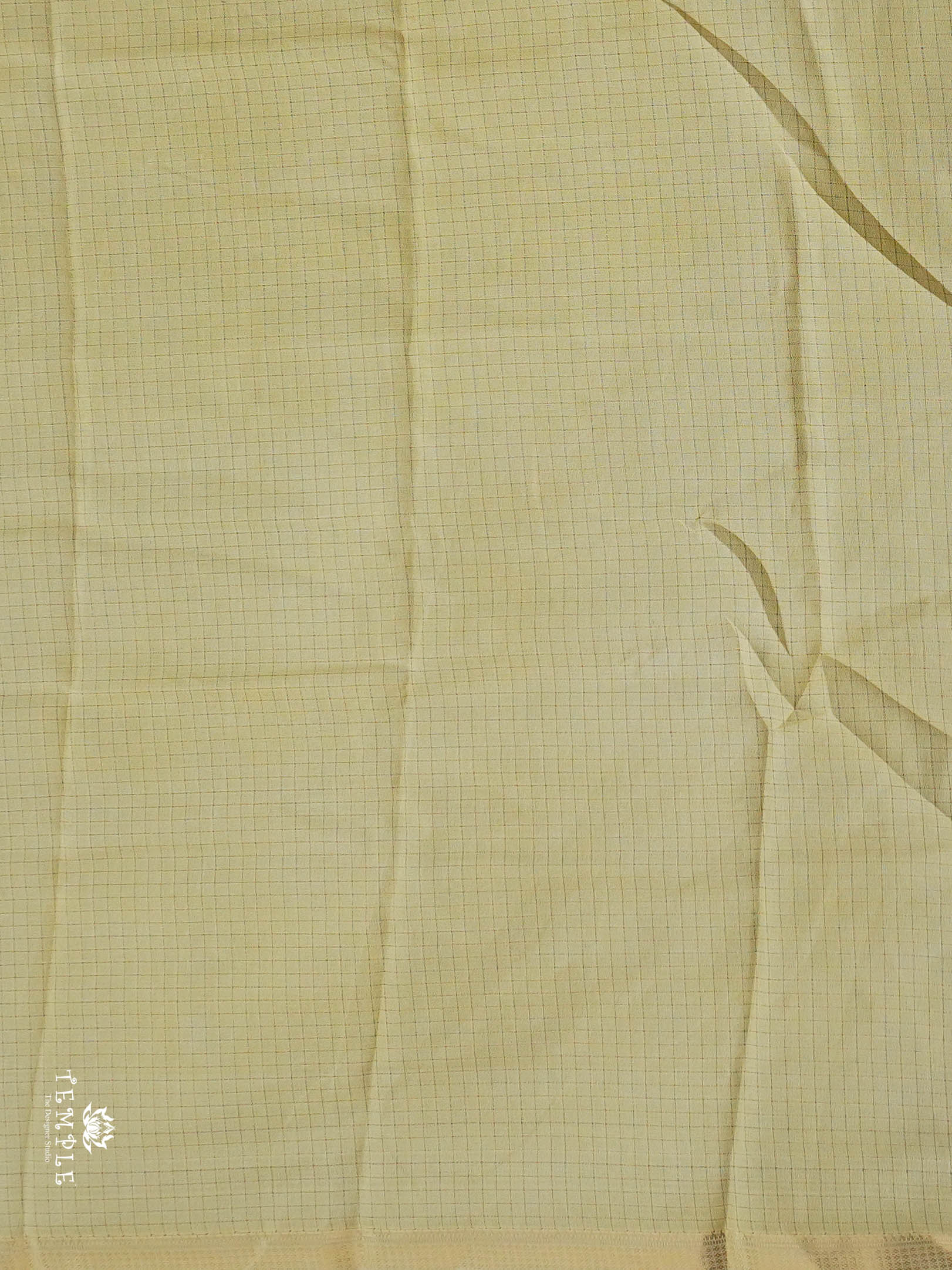 Checked Pattern Georgette Saree | TTDS2943