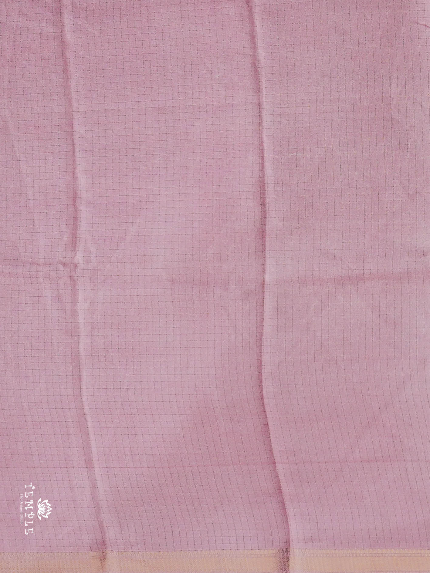 Checked Pattern Georgette Saree | TTDS2943