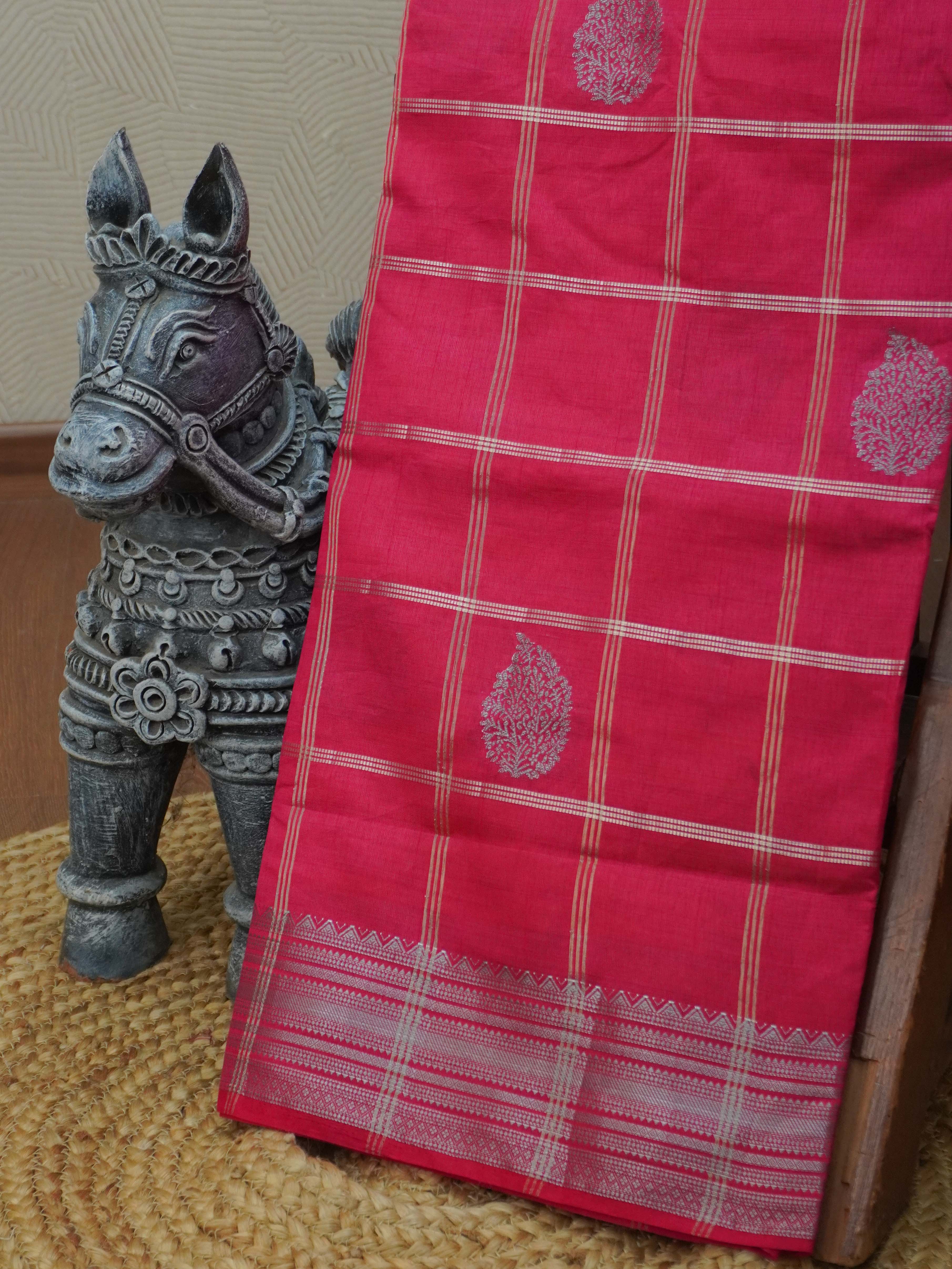 Semi Tussar Silk Saree | TTDS3363