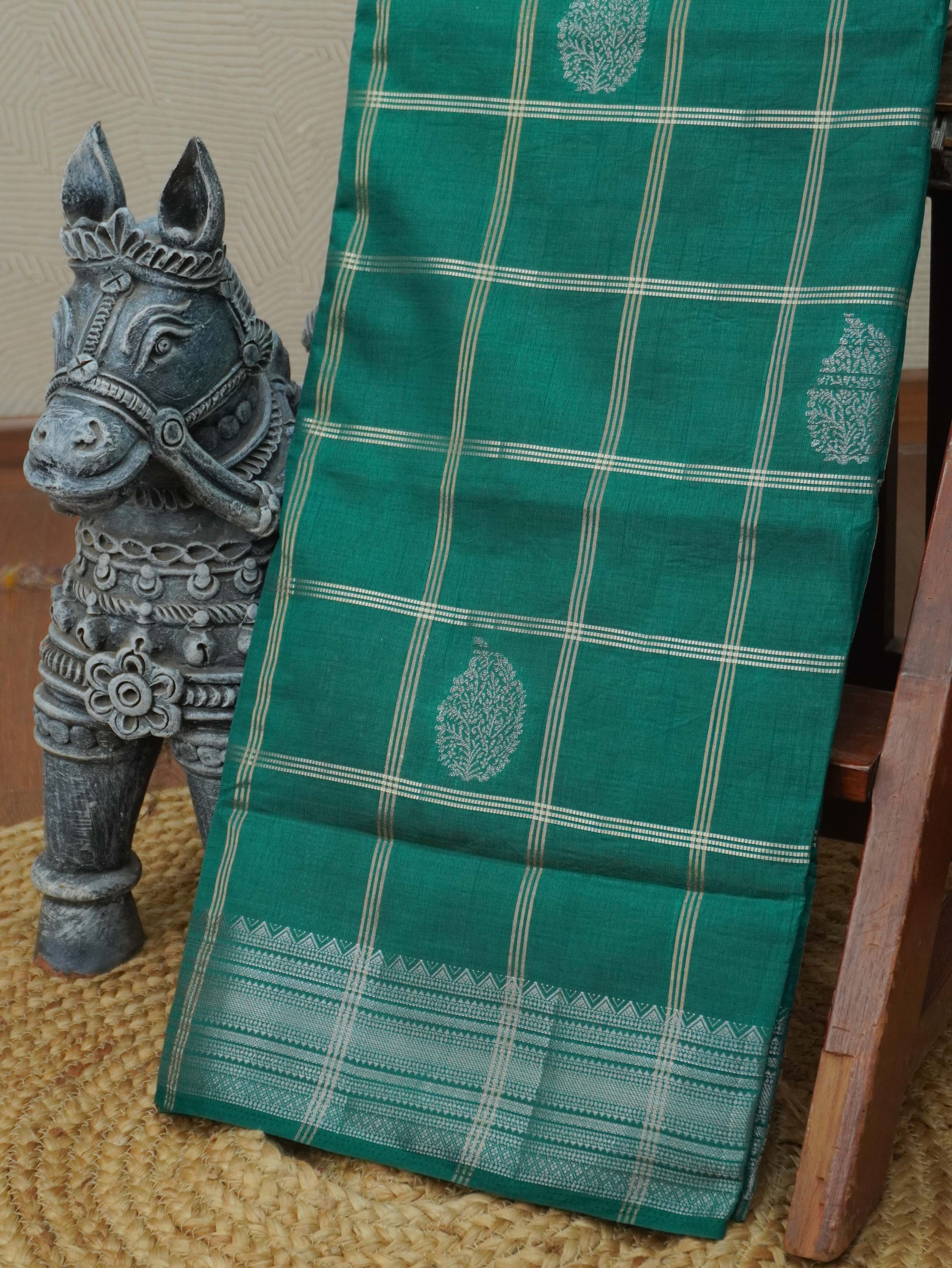 Semi Tussar Silk Saree | TTDS3363