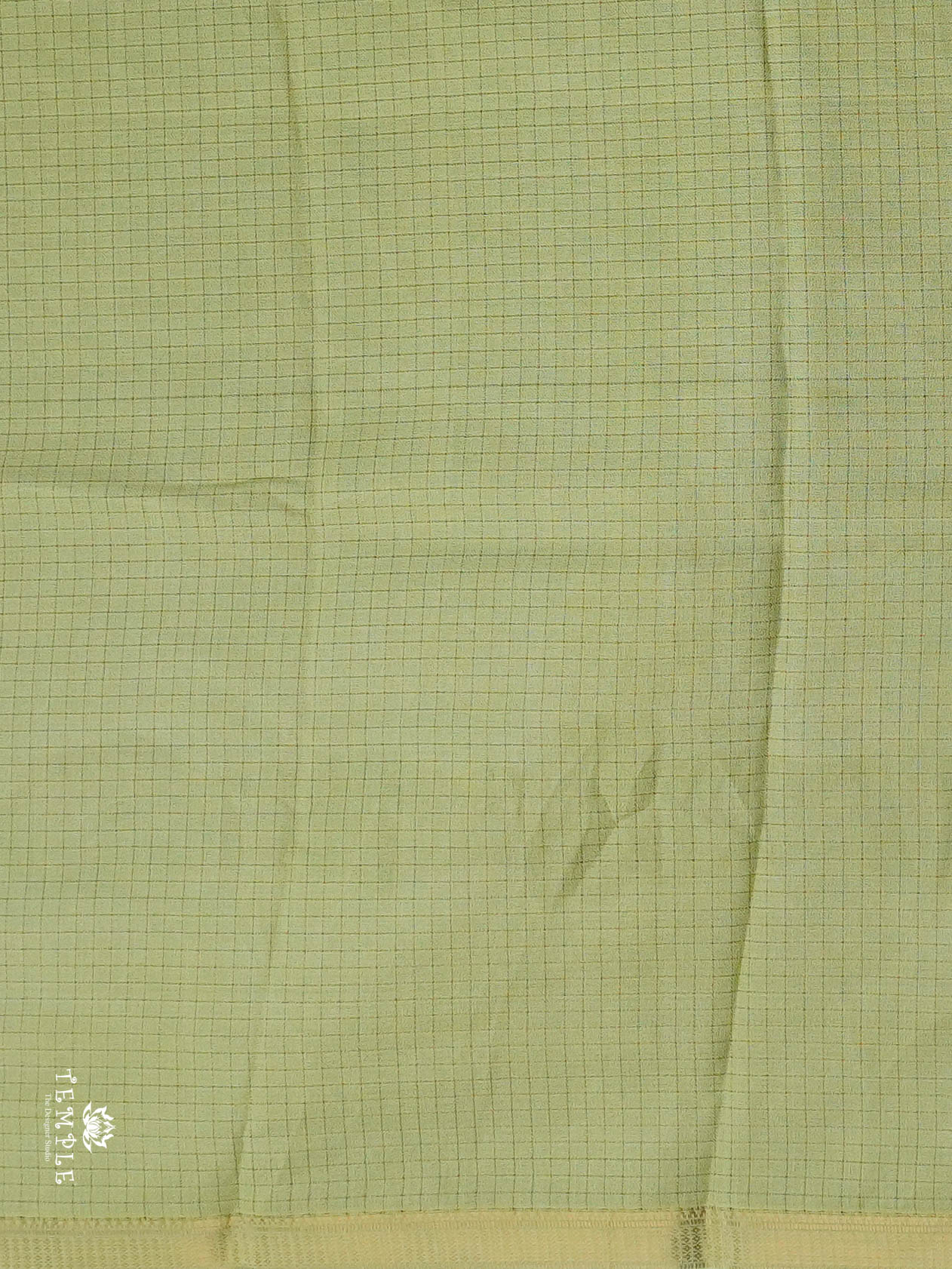 Checked Pattern Georgette Saree | TTDS2943