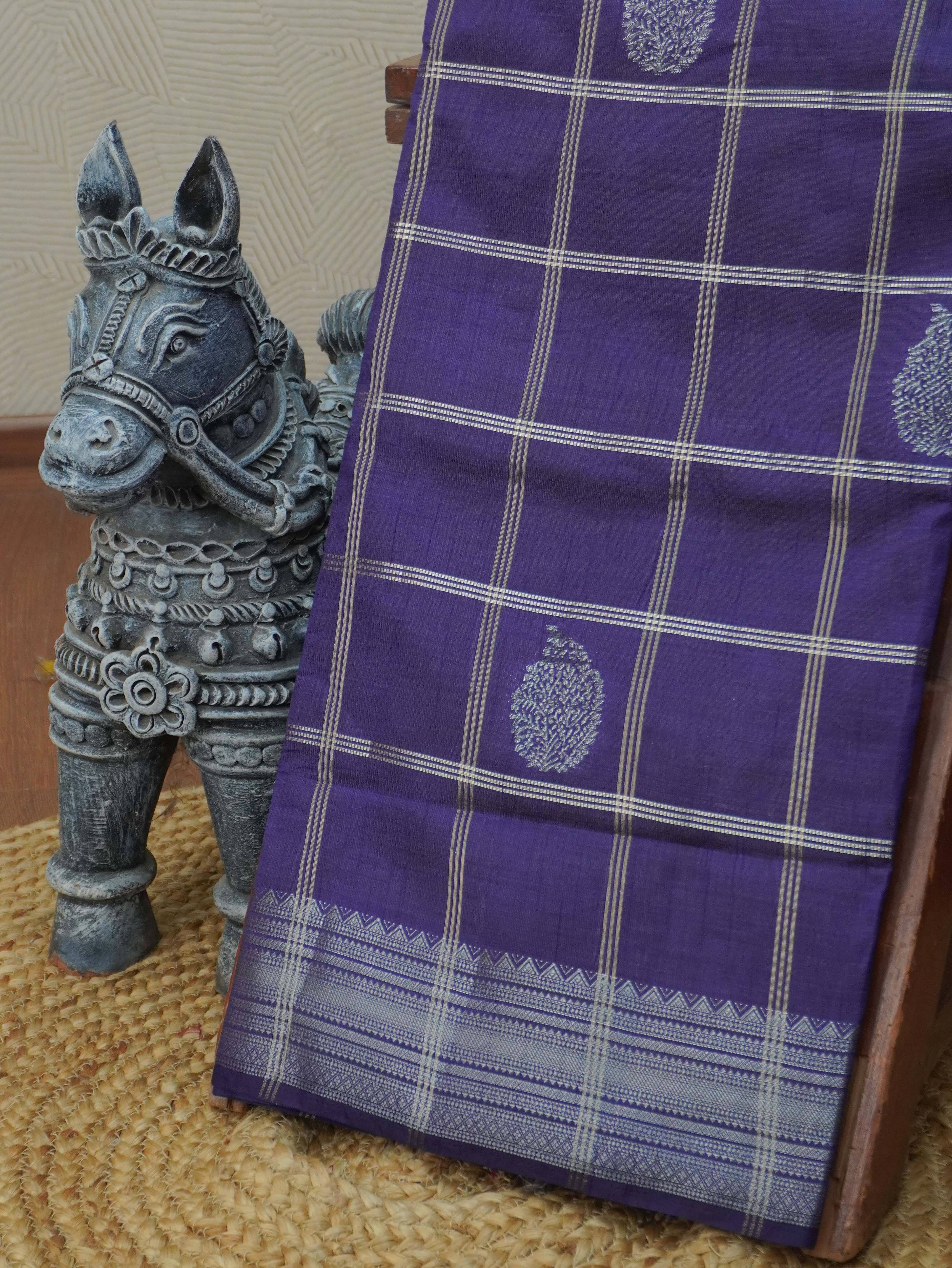 Semi Tussar Silk Saree | TTDS3363