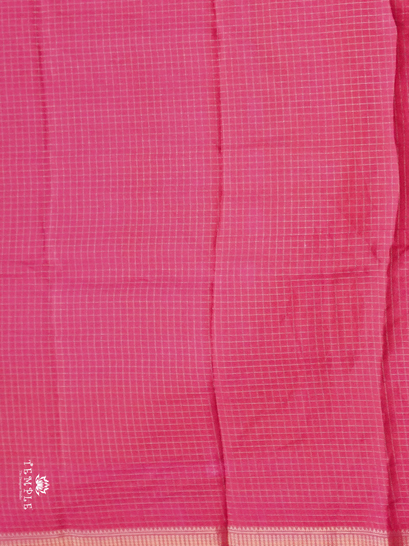 Checked Pattern Georgette Saree | TTDS2943