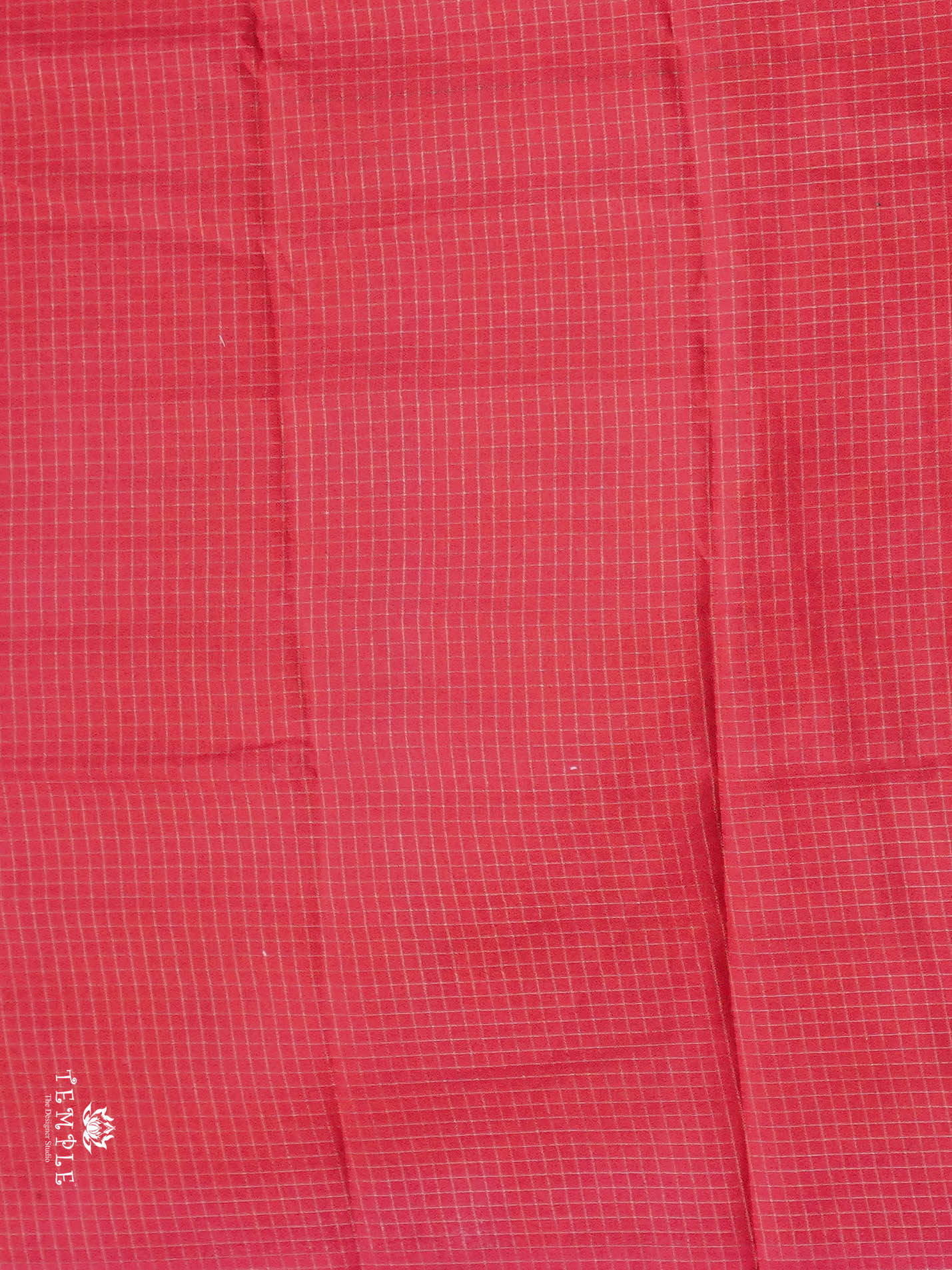 Checked Pattern Georgette Saree | TTDS2943