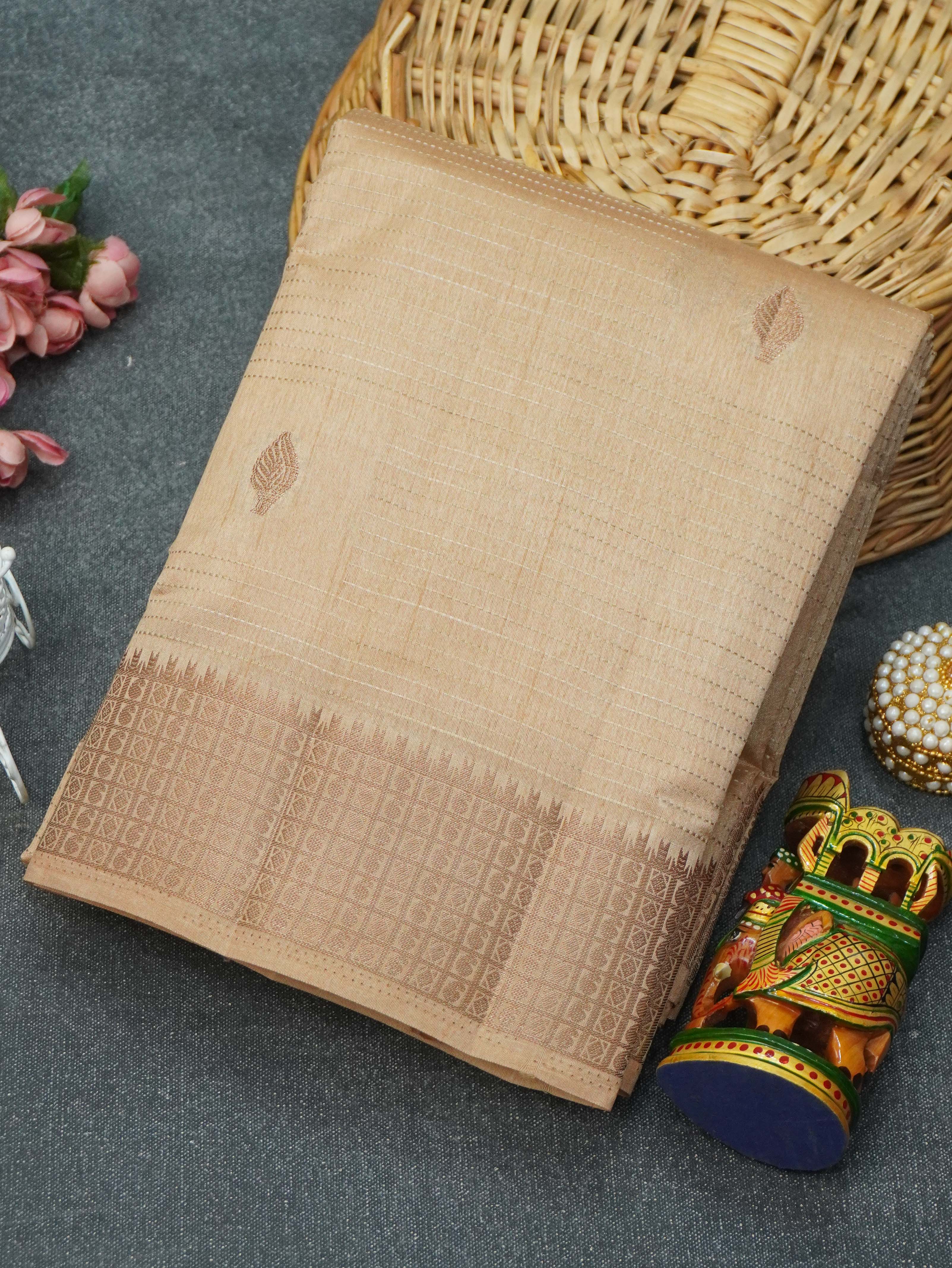 Semi Tussar Silk Saree | TTDS3369