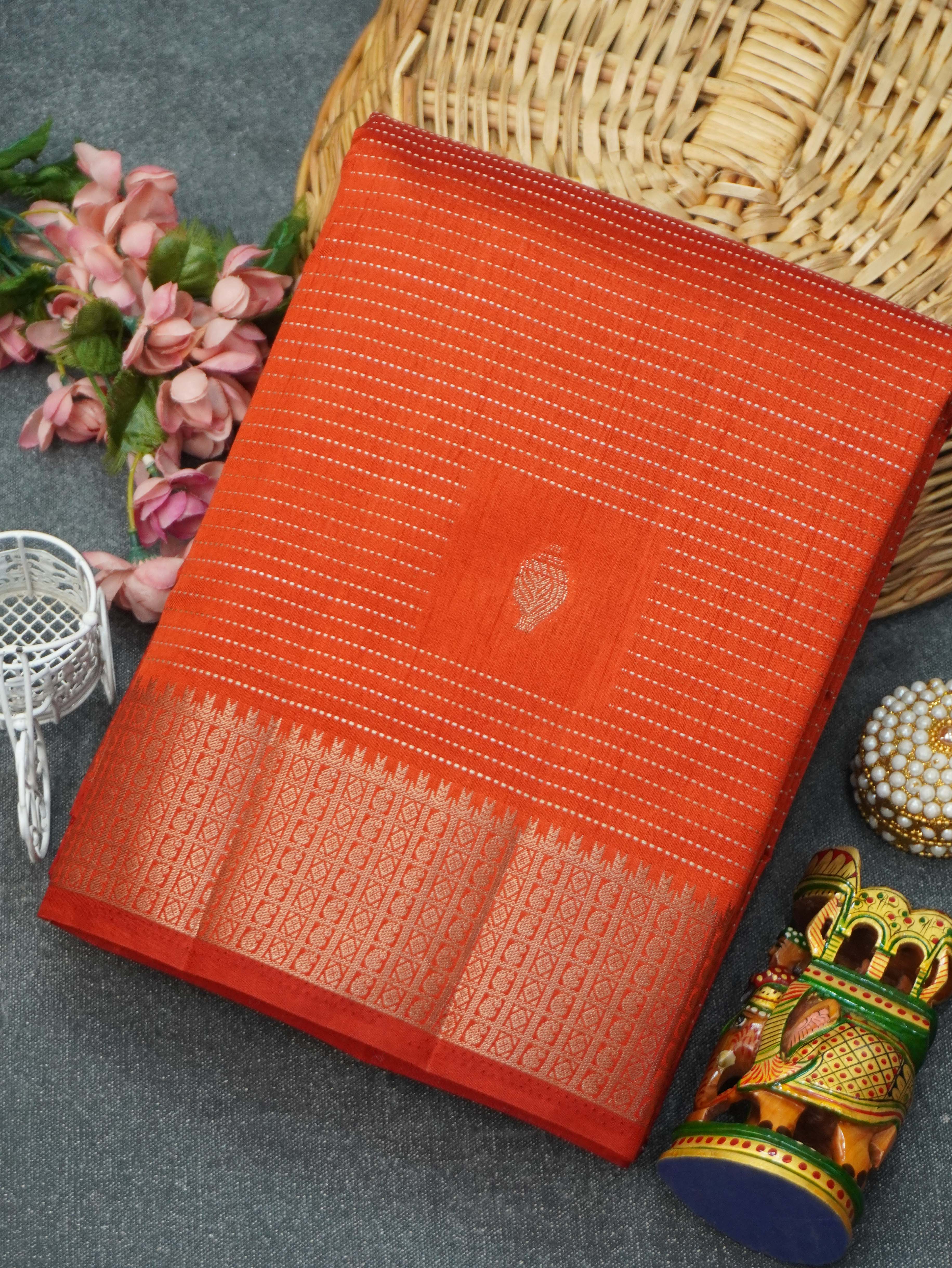 Semi Tussar Silk Saree | TTDS3369